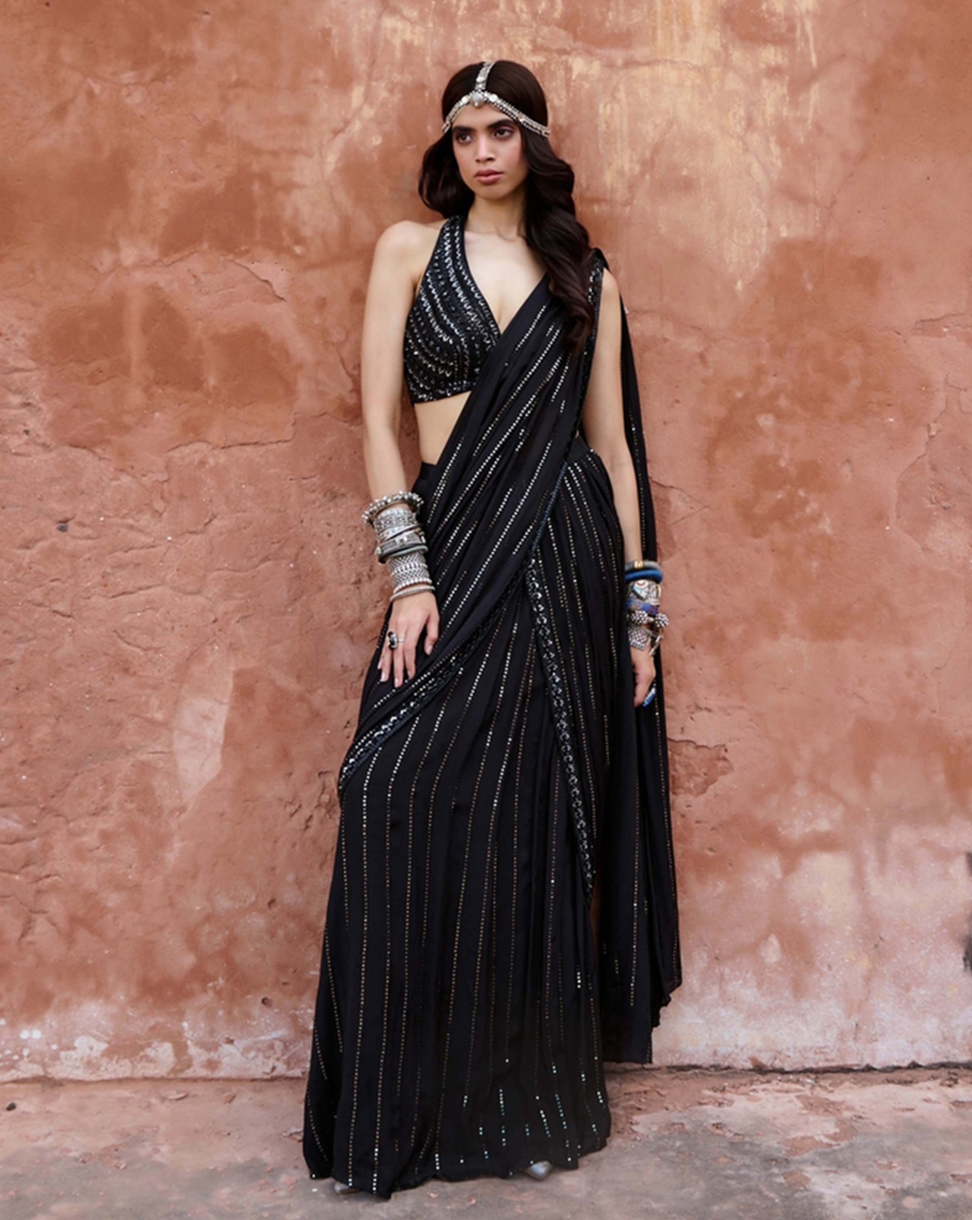 saree dress Adele Gown 4 inches of additional How To Dress An further12.10.25 Colour:BOTTLE GREEN