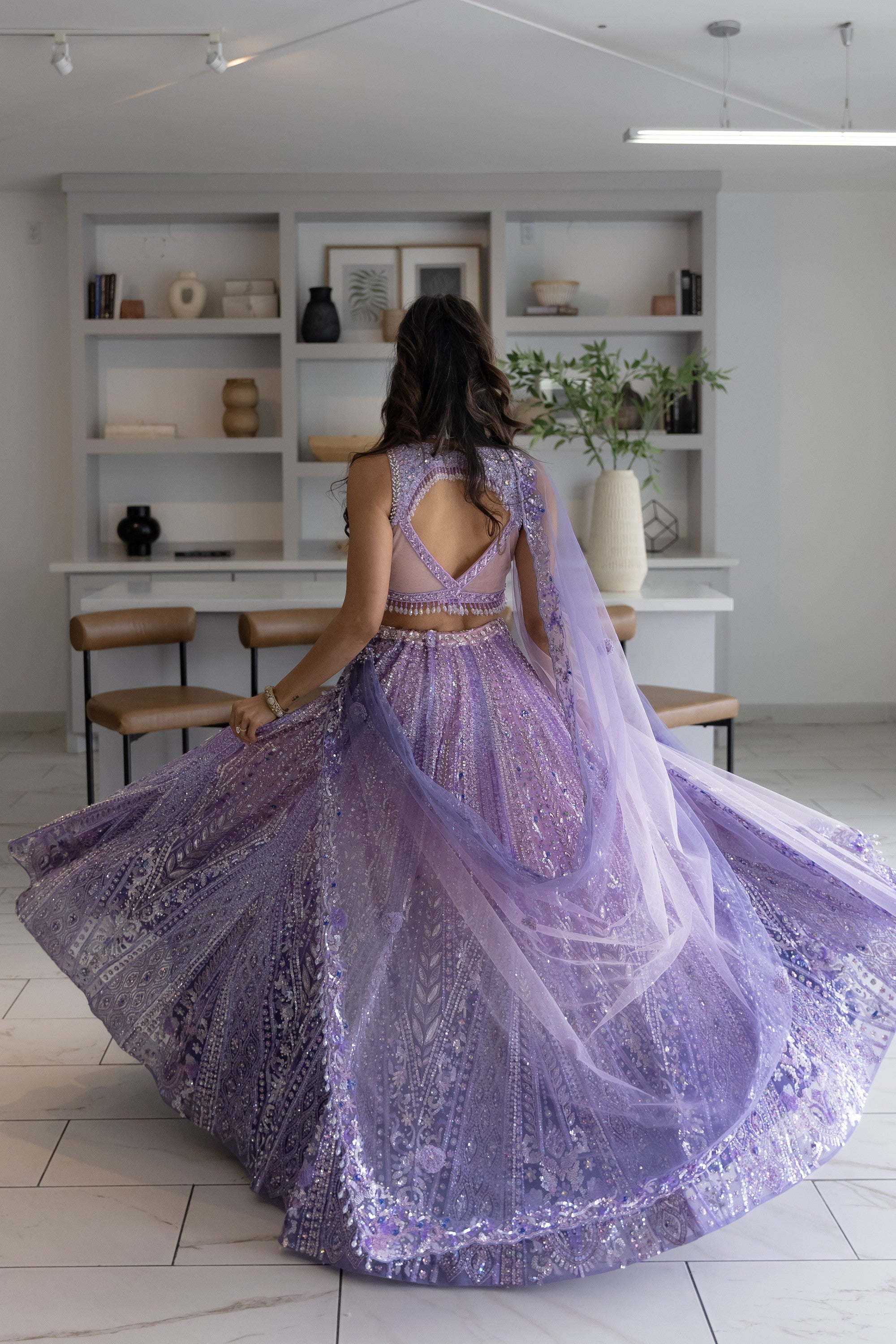 Aster Lehenga