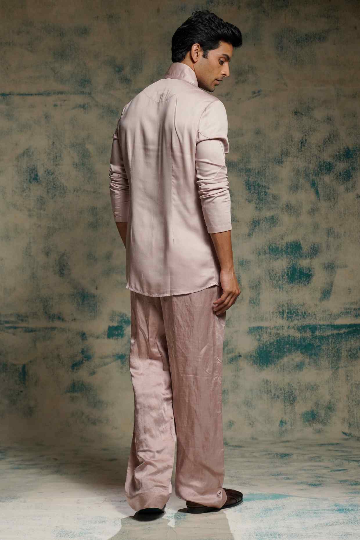 Mauve Whisper Shirt Set