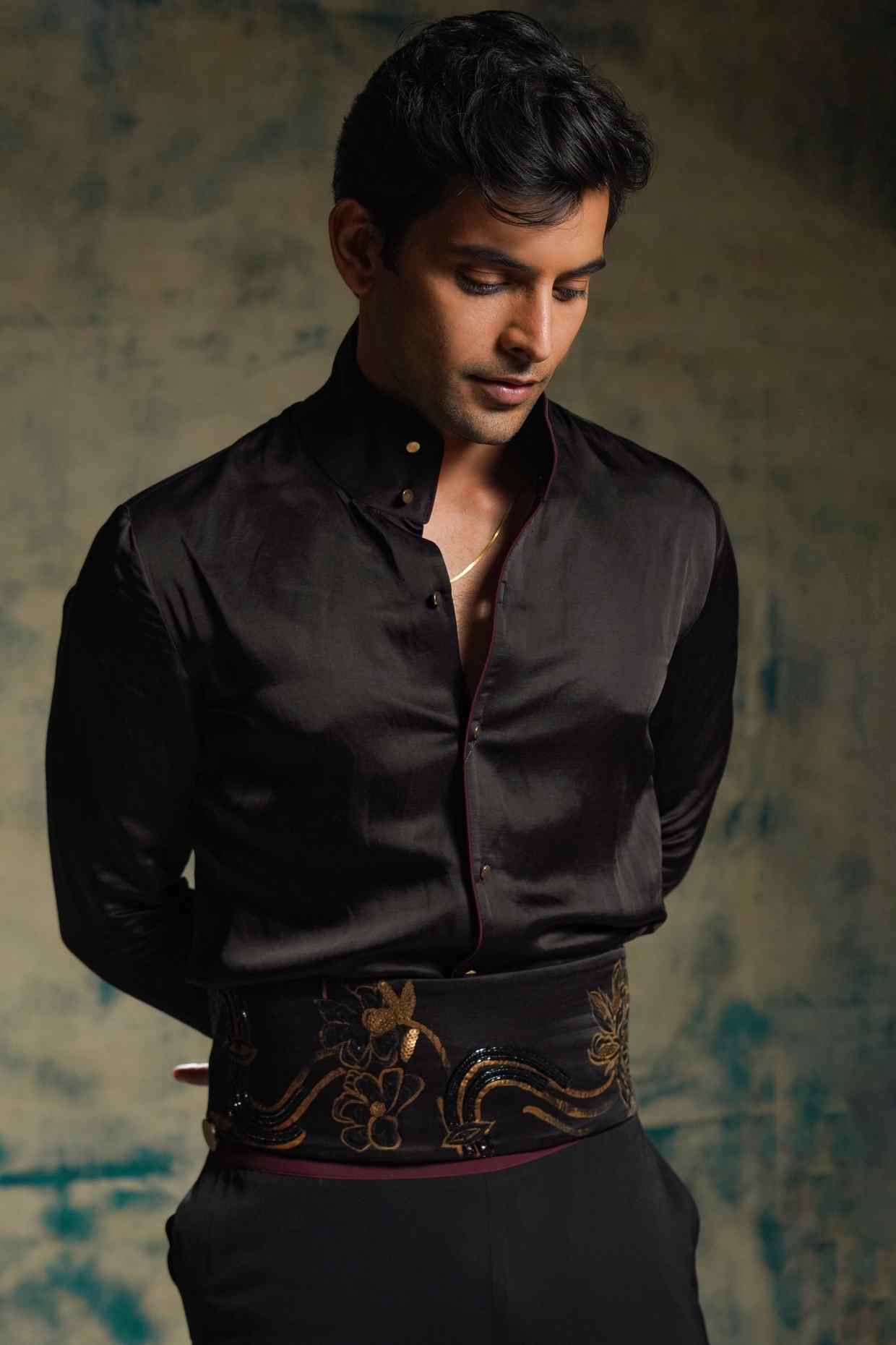 Classic Black Shirt Set