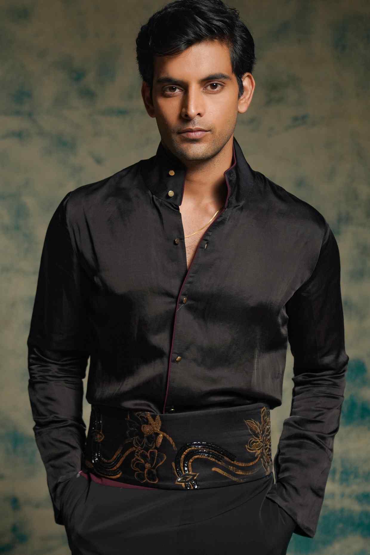 Classic Black Shirt Set