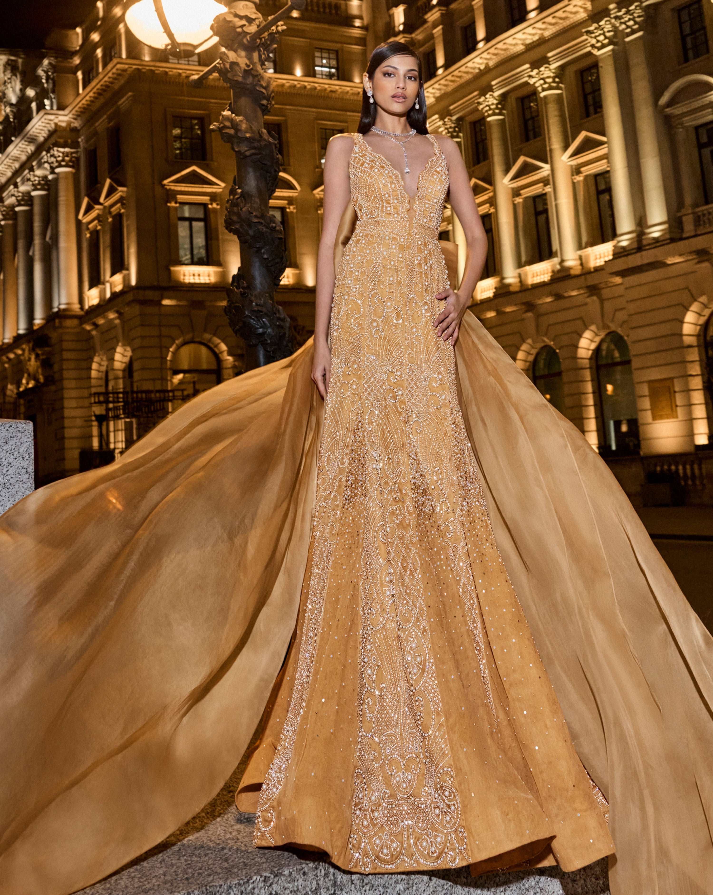 Golden Pearl gown