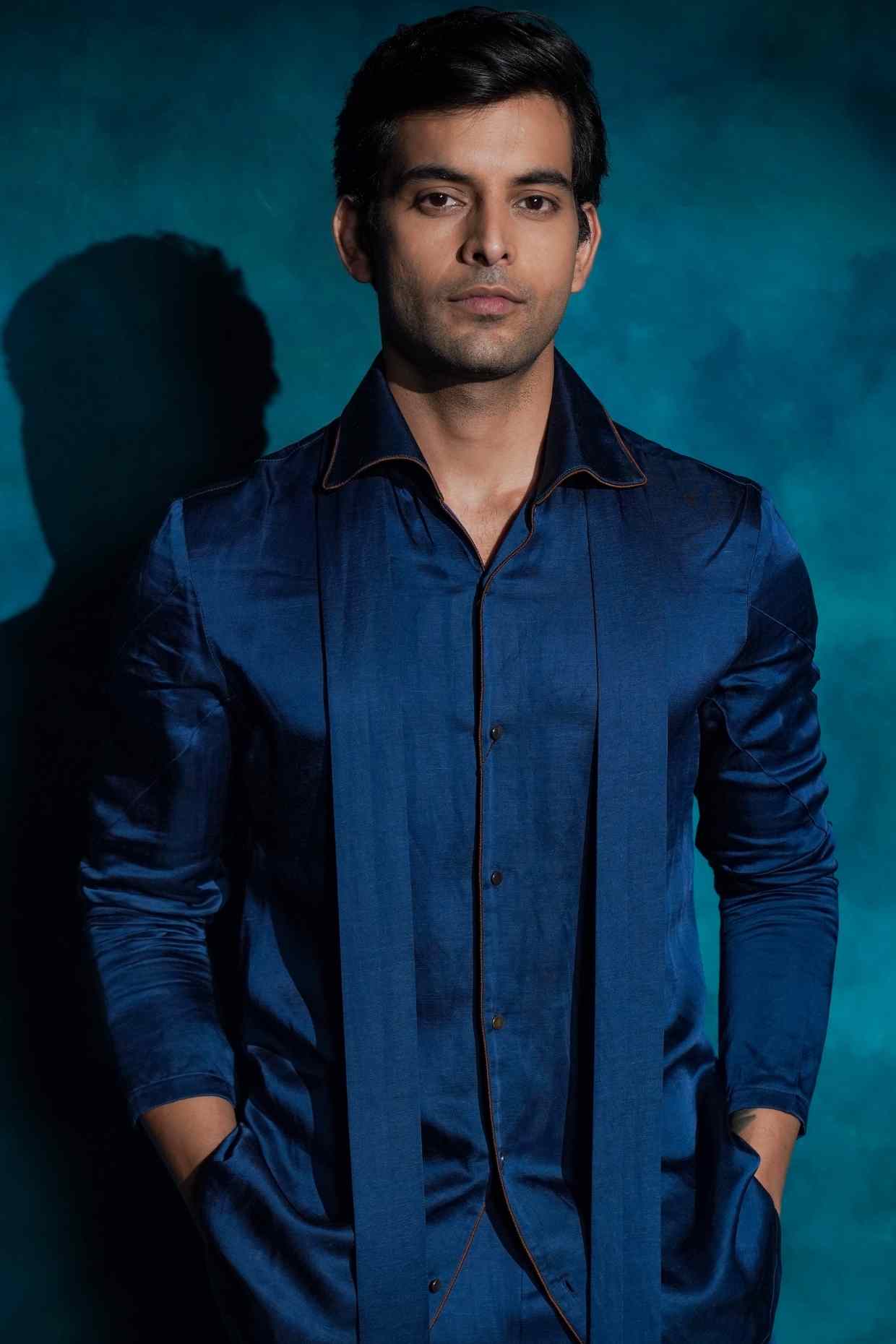 Teal Shirt - Kurta Set