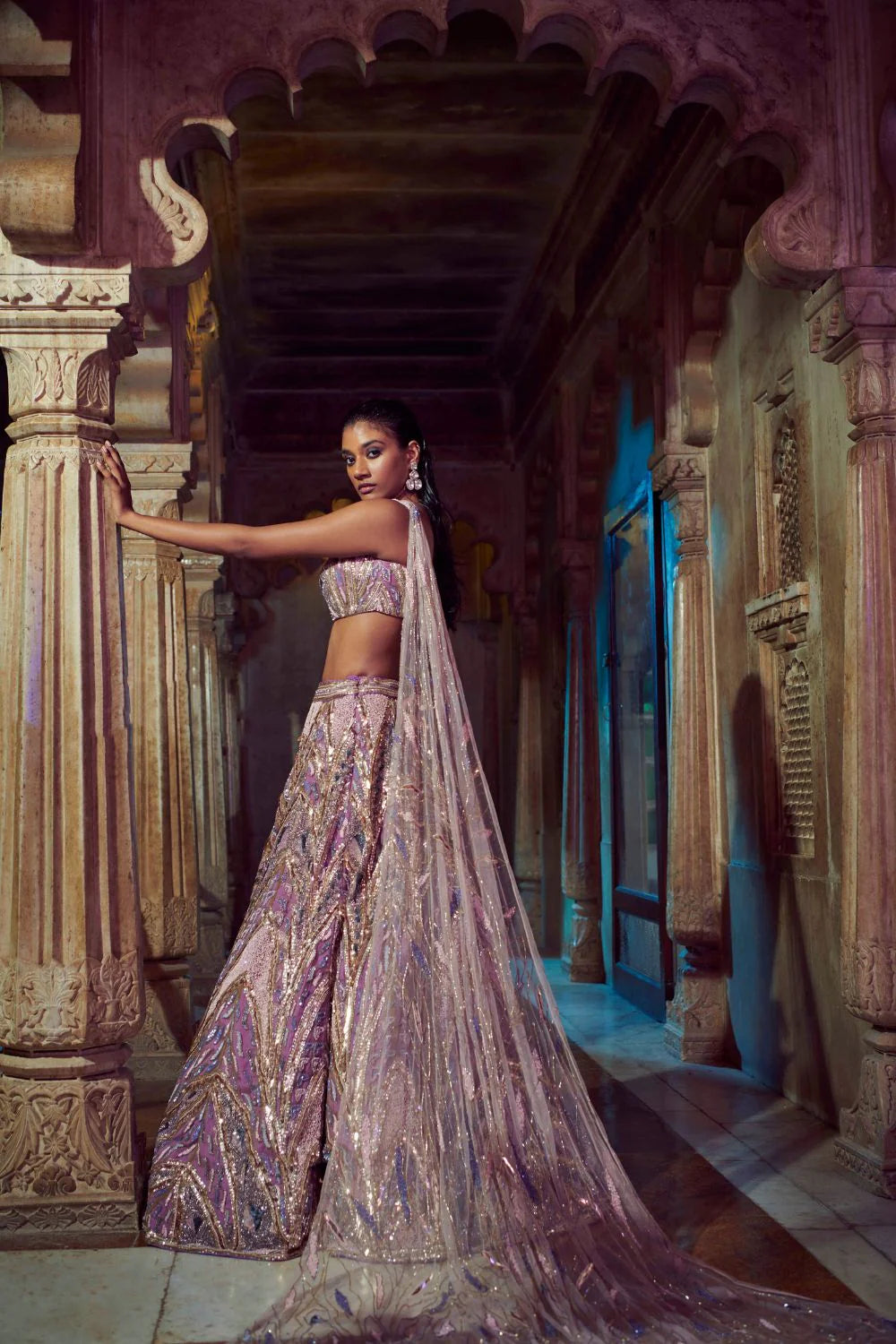 Lilac Lehenga