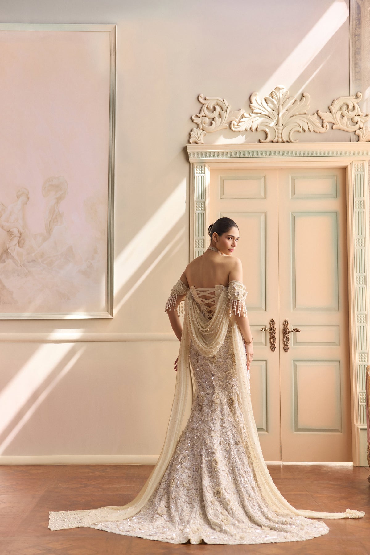 Gardenia- Ivory Mermaid Lehenga