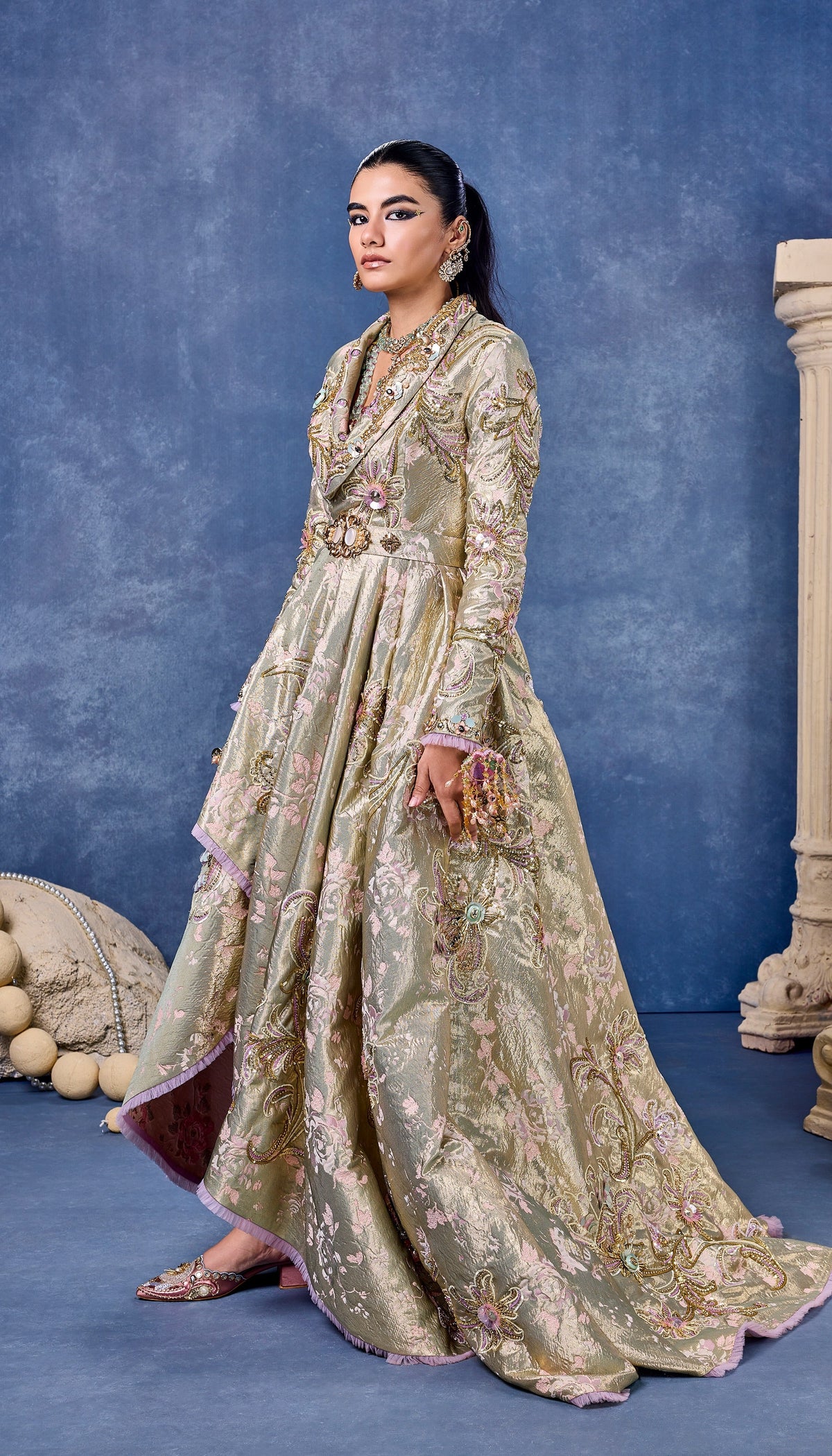 The Sacred Bouquet - Jacket Gown