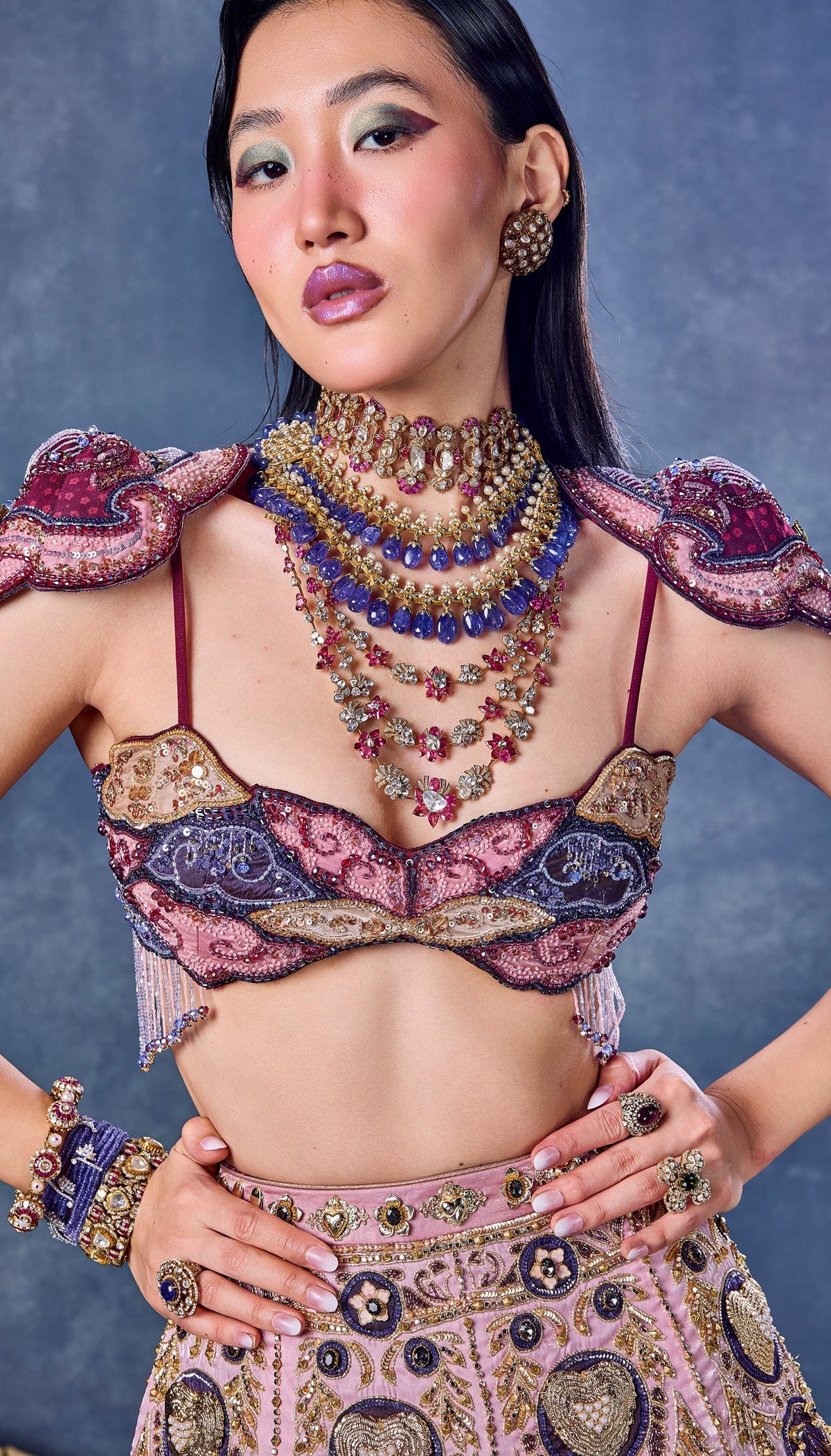 Wings Of Desire - Full Lehenga Set