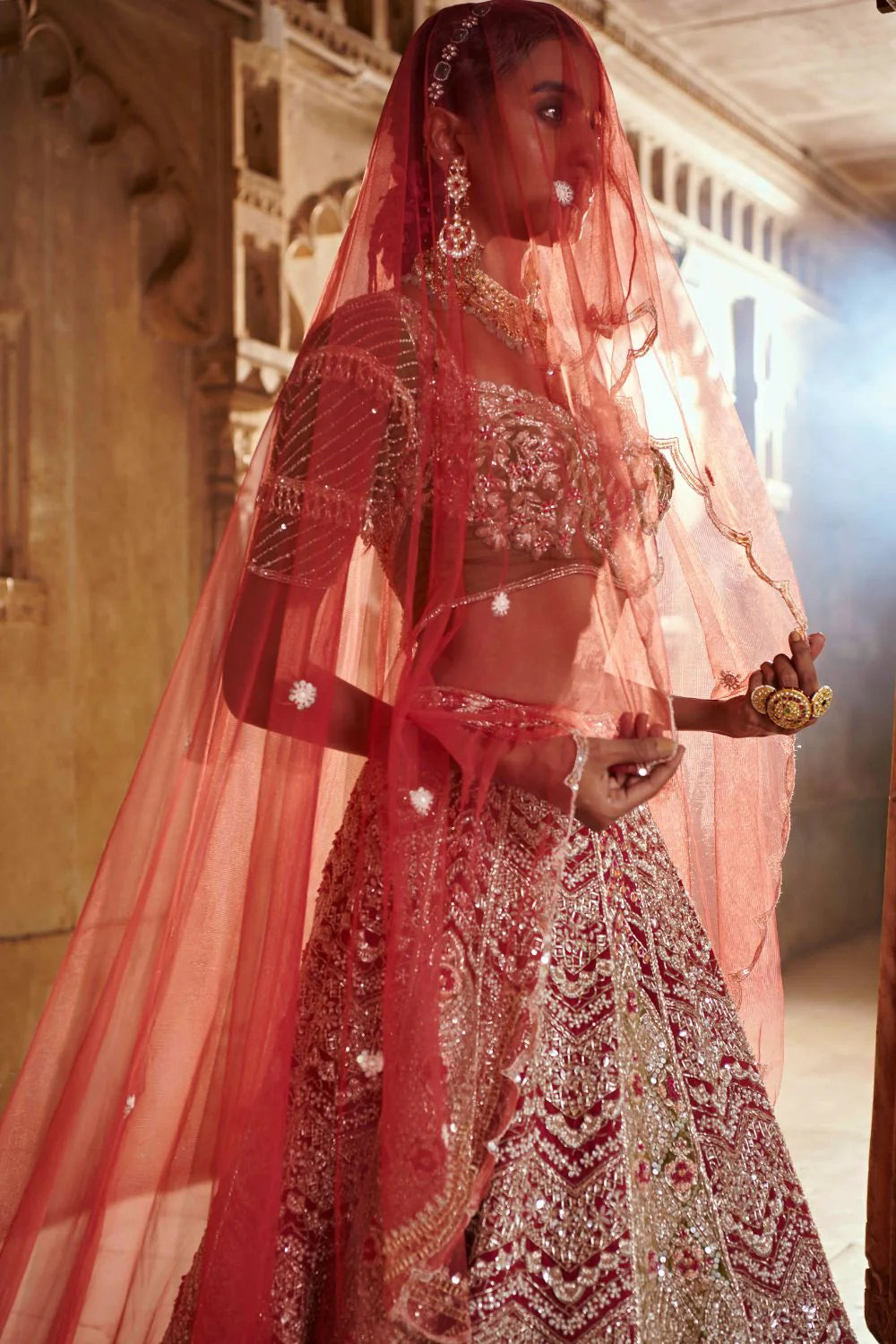 Plum Lehenga