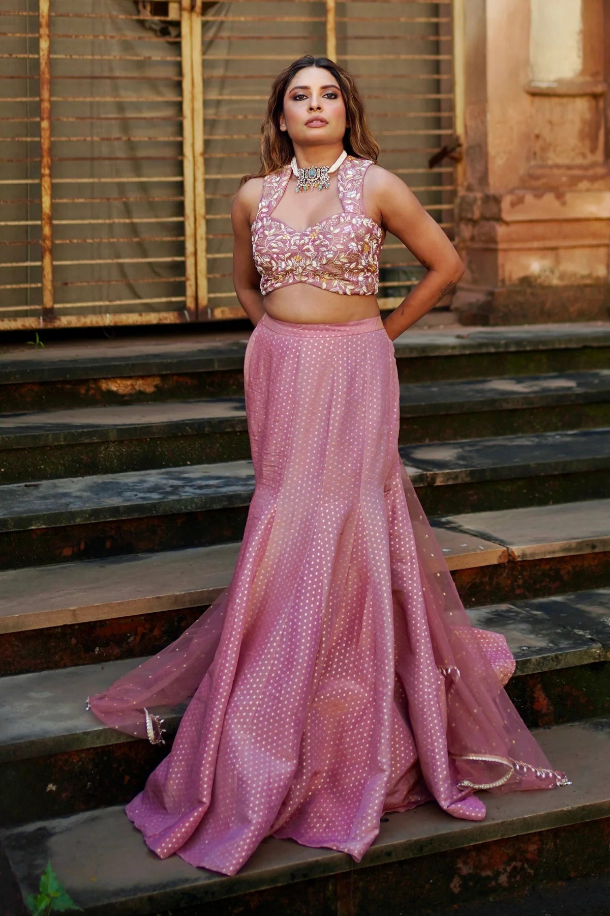 Mina skirt in pink