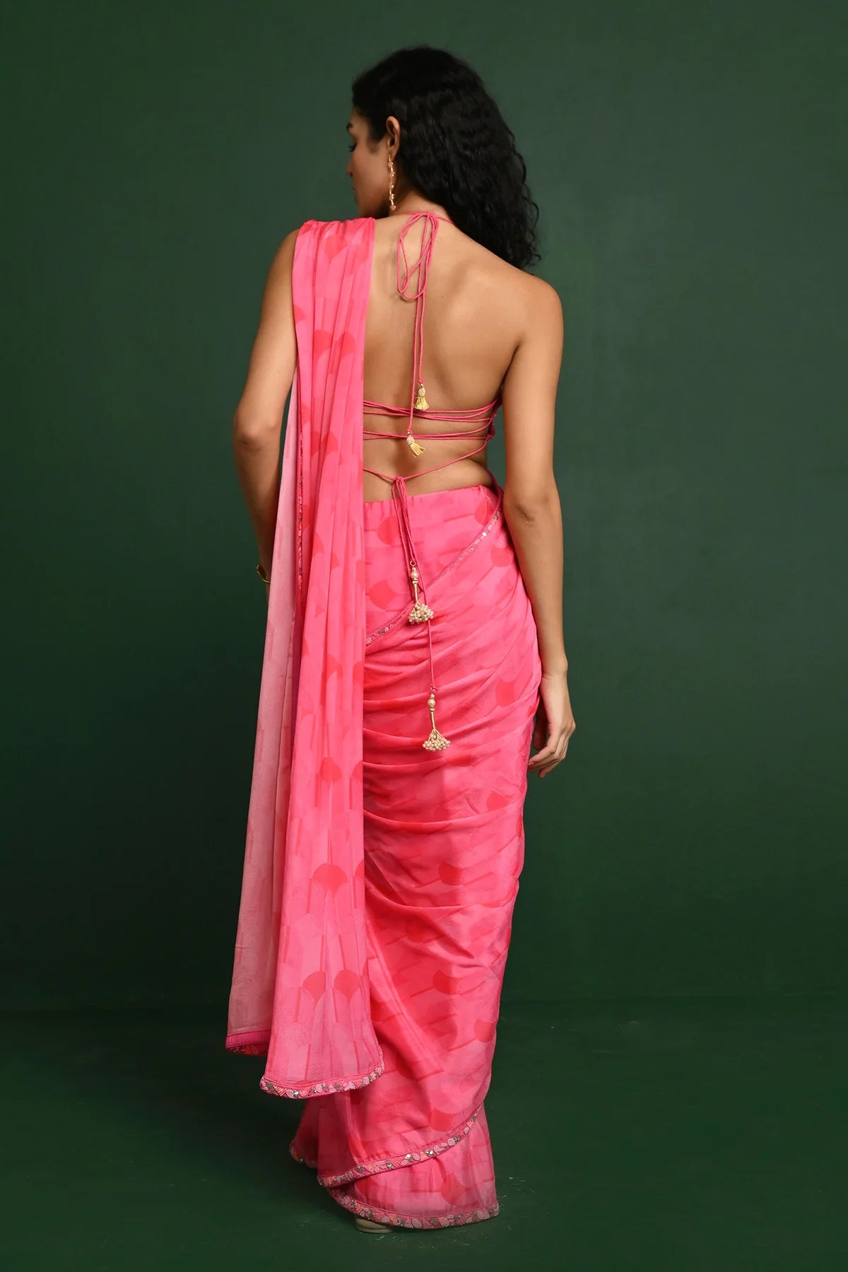 Lara Georgette Saree