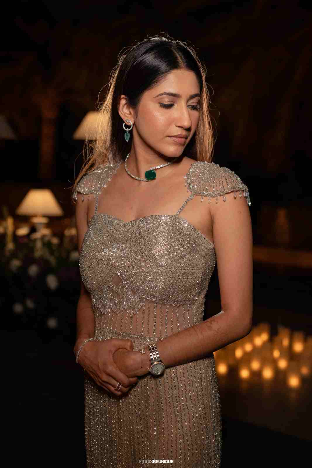 Nude Fishcut Gown
