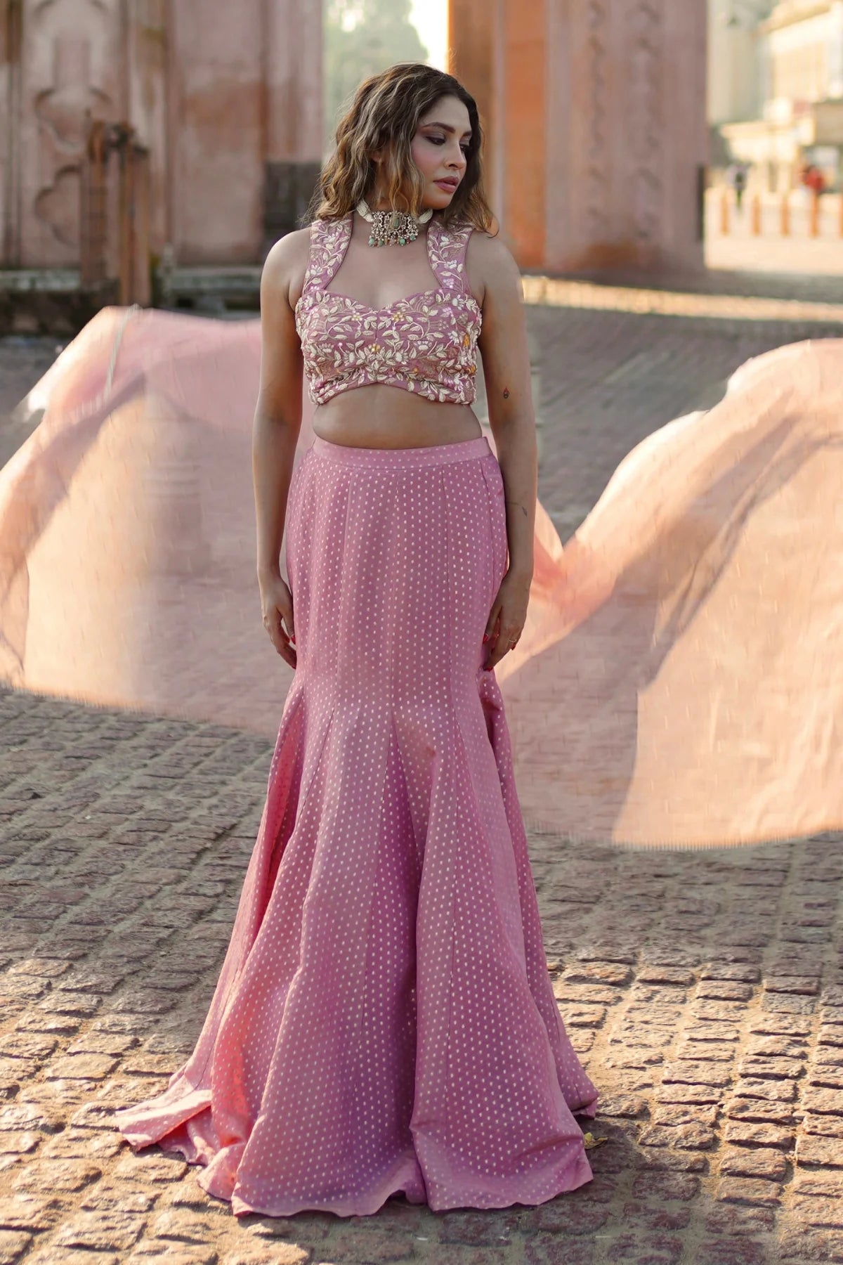 Mina skirt in pink