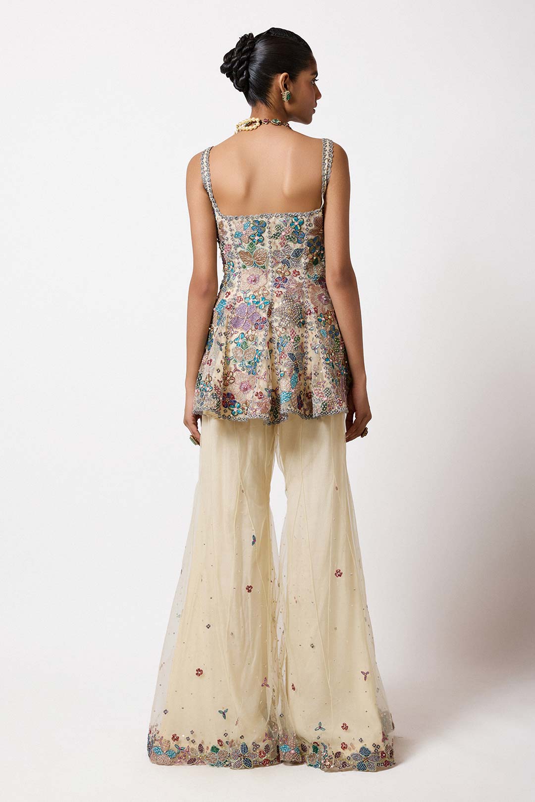 Solianne - Ivory Tulle Sharara