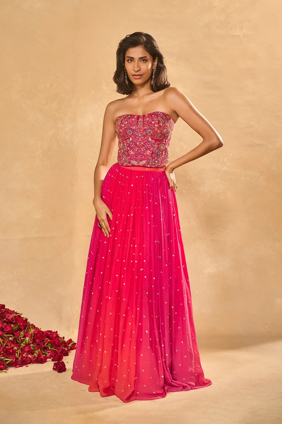 Aries Corset Lehenga