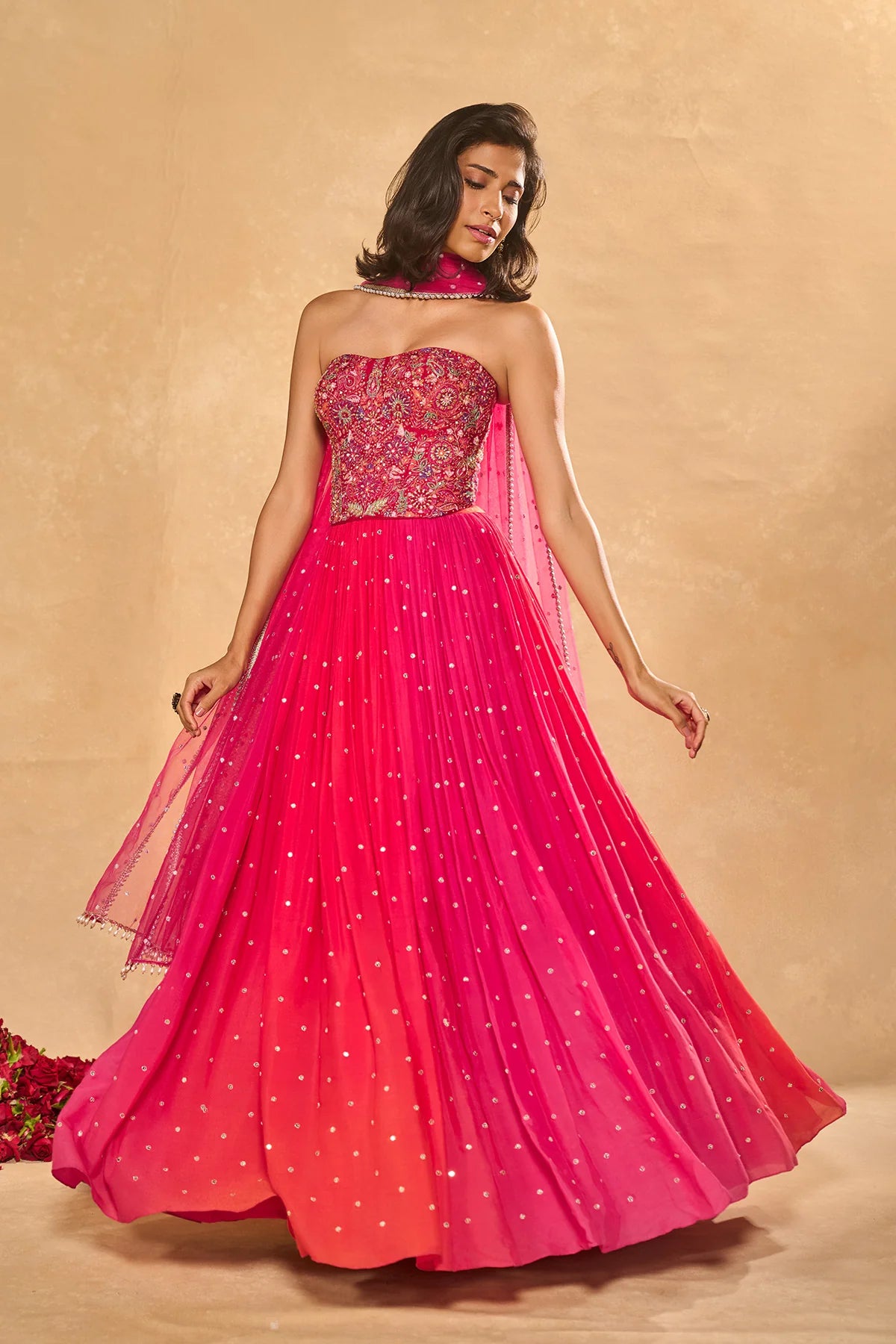 Aries Corset Lehenga