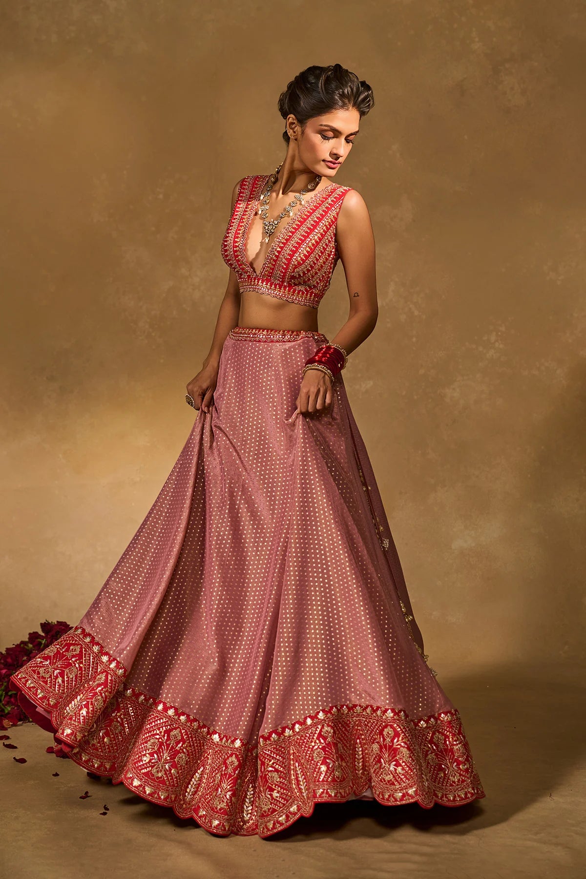 Mina Daman Lehenga