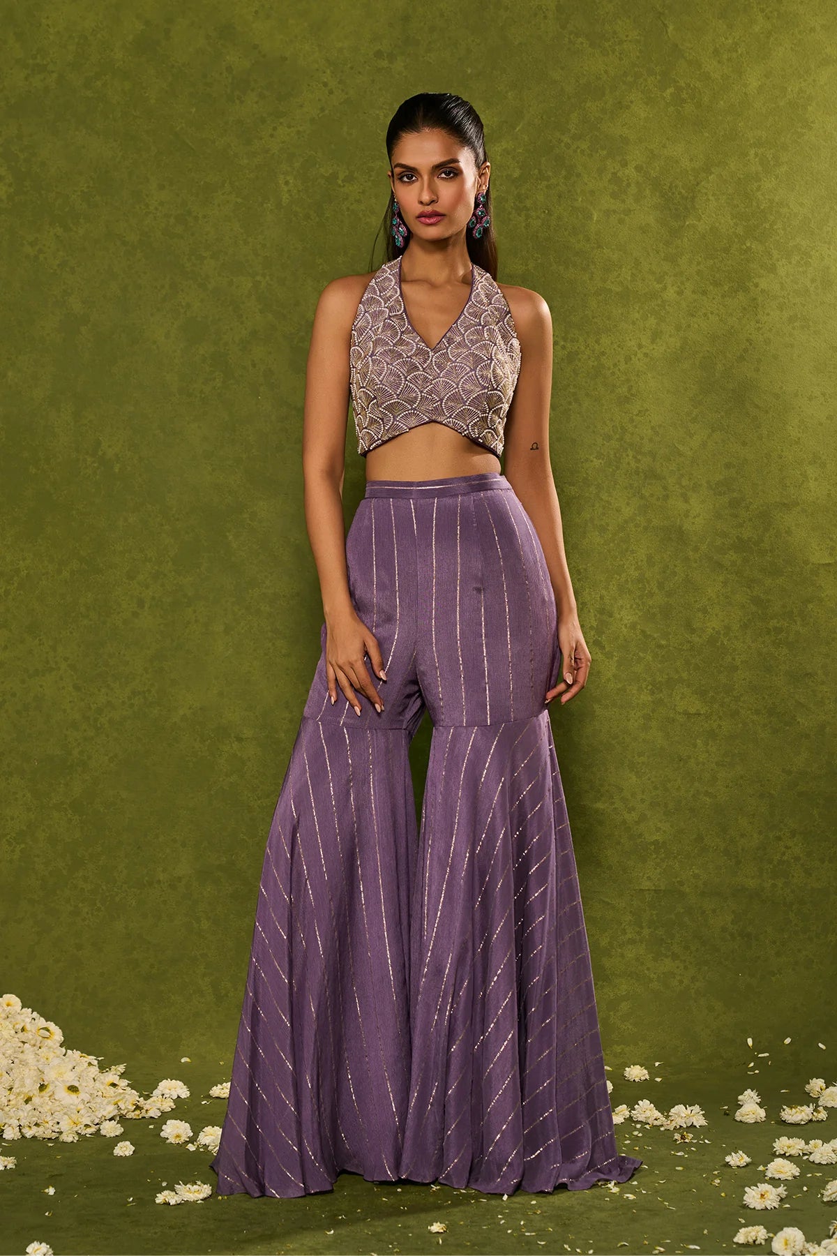 Hunar Drape Dupatta With Pants