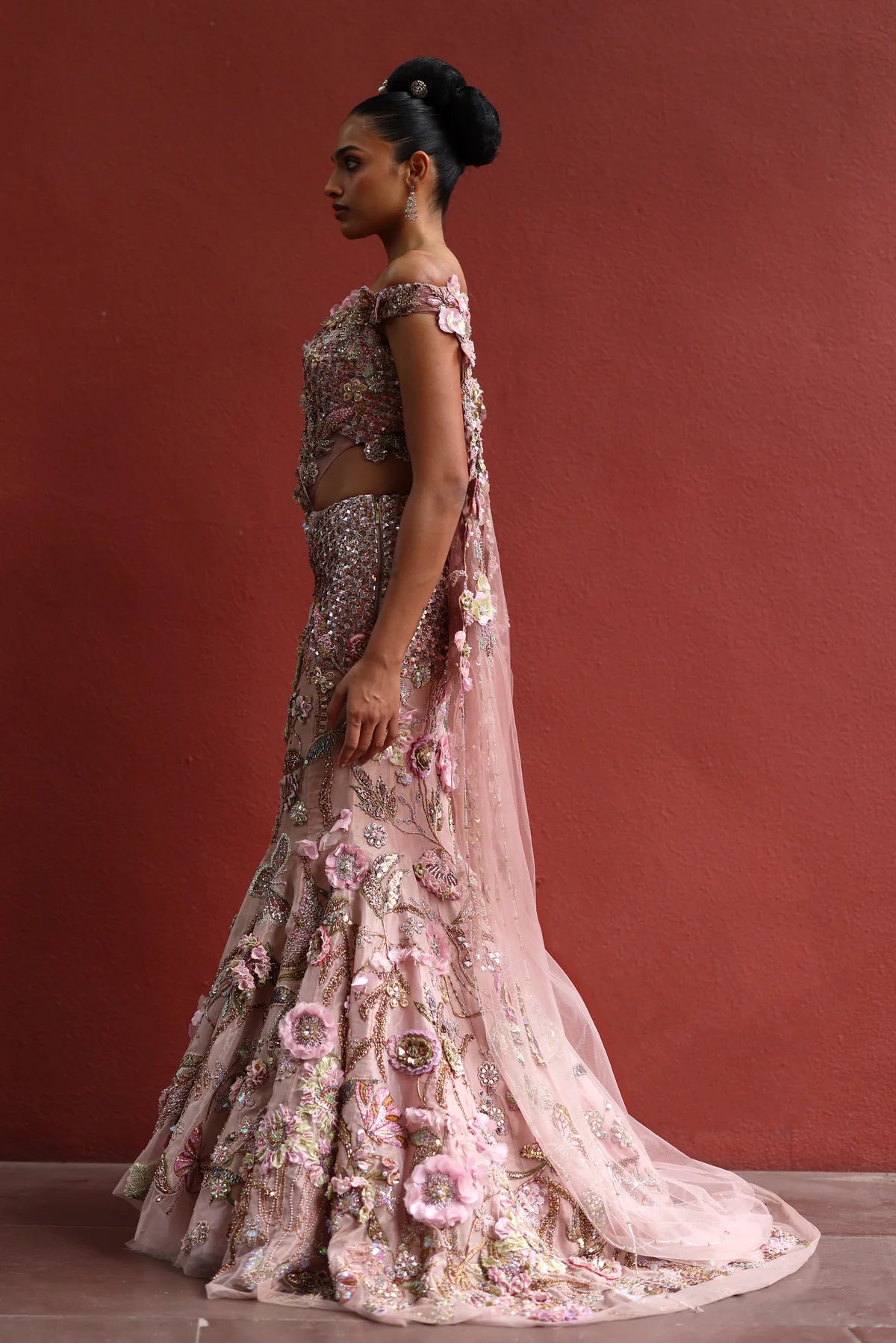 Lila Lehenga