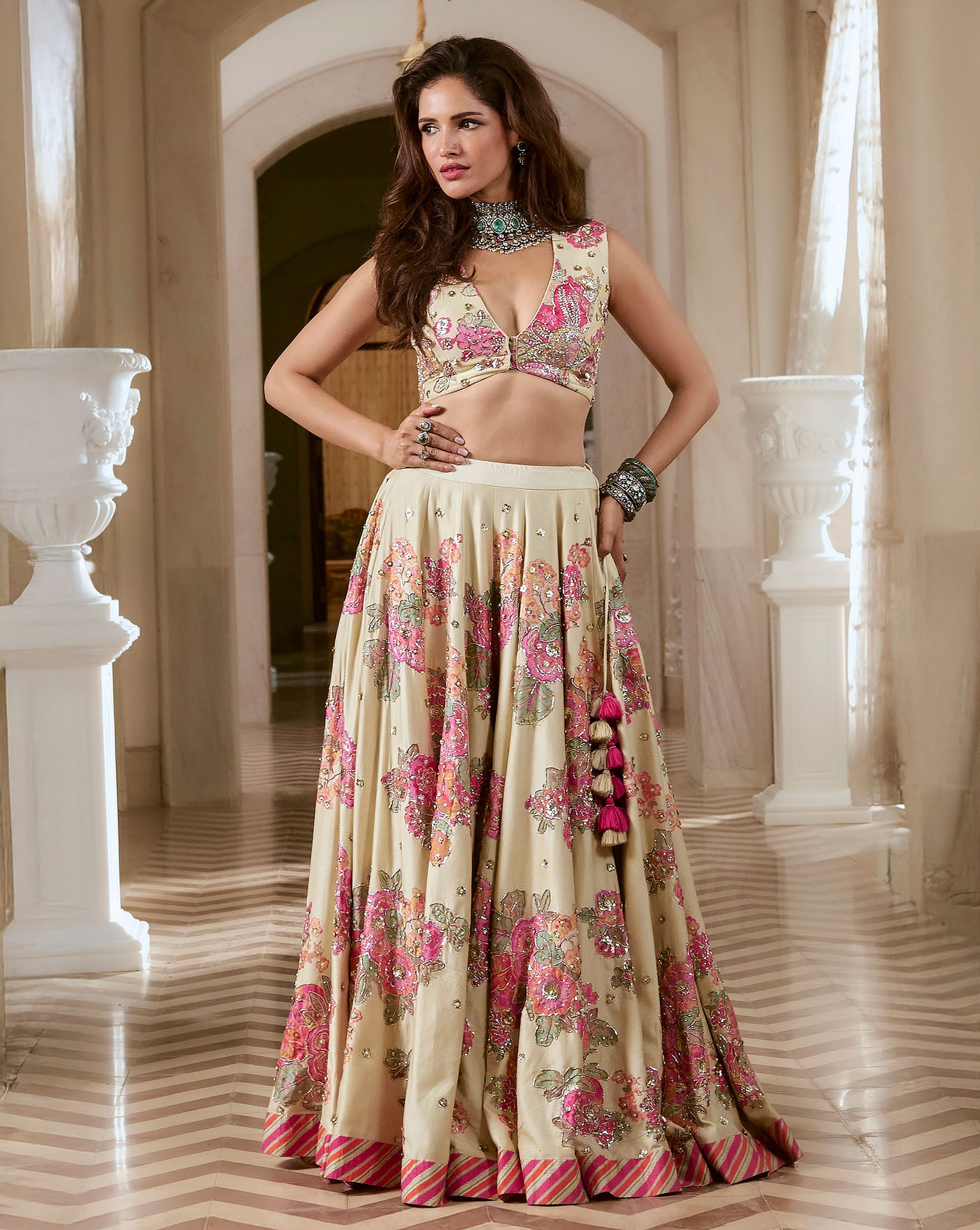 Corinna Lehenga Set