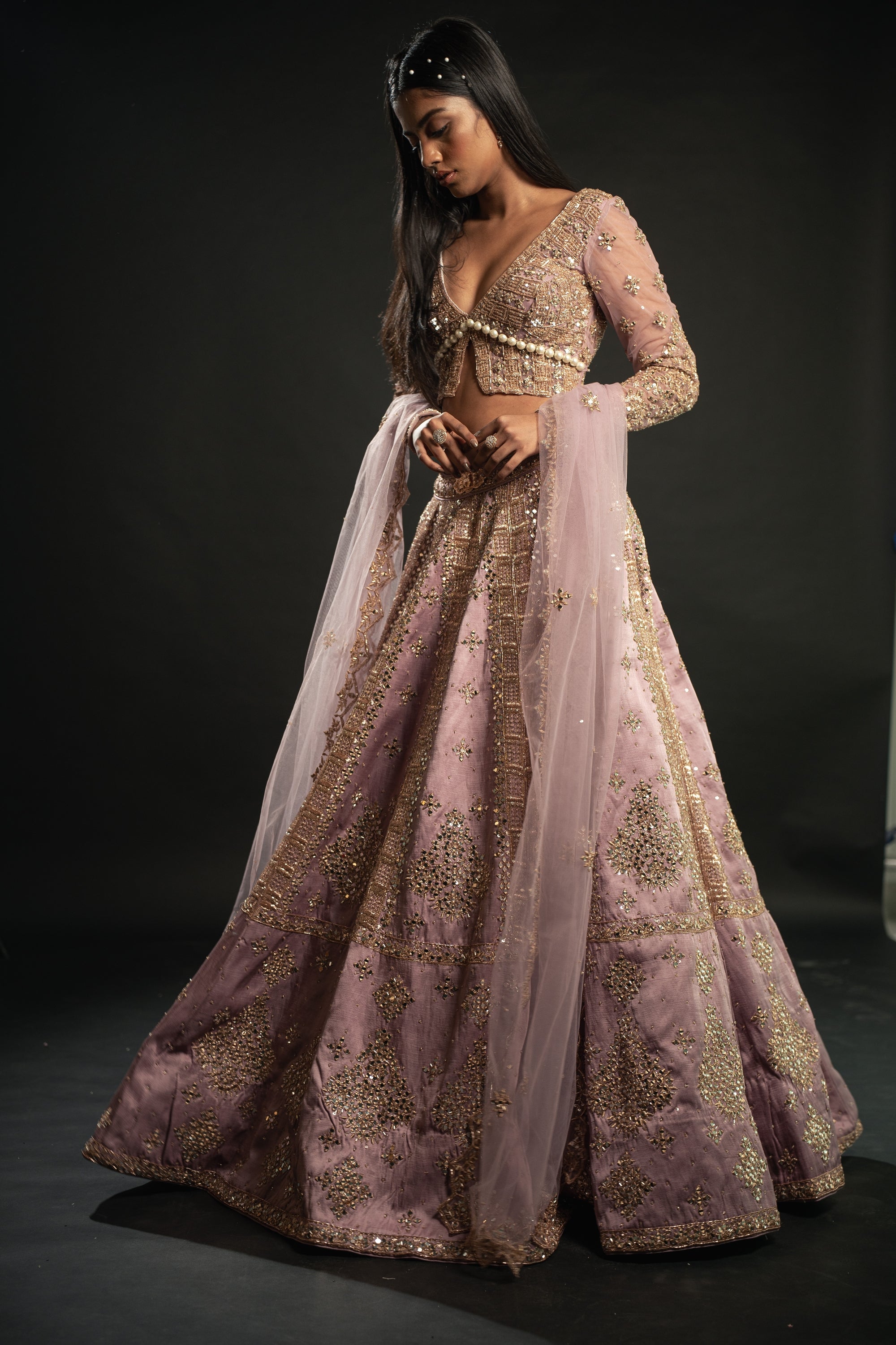 Lehenga With Blouse And Dupatta