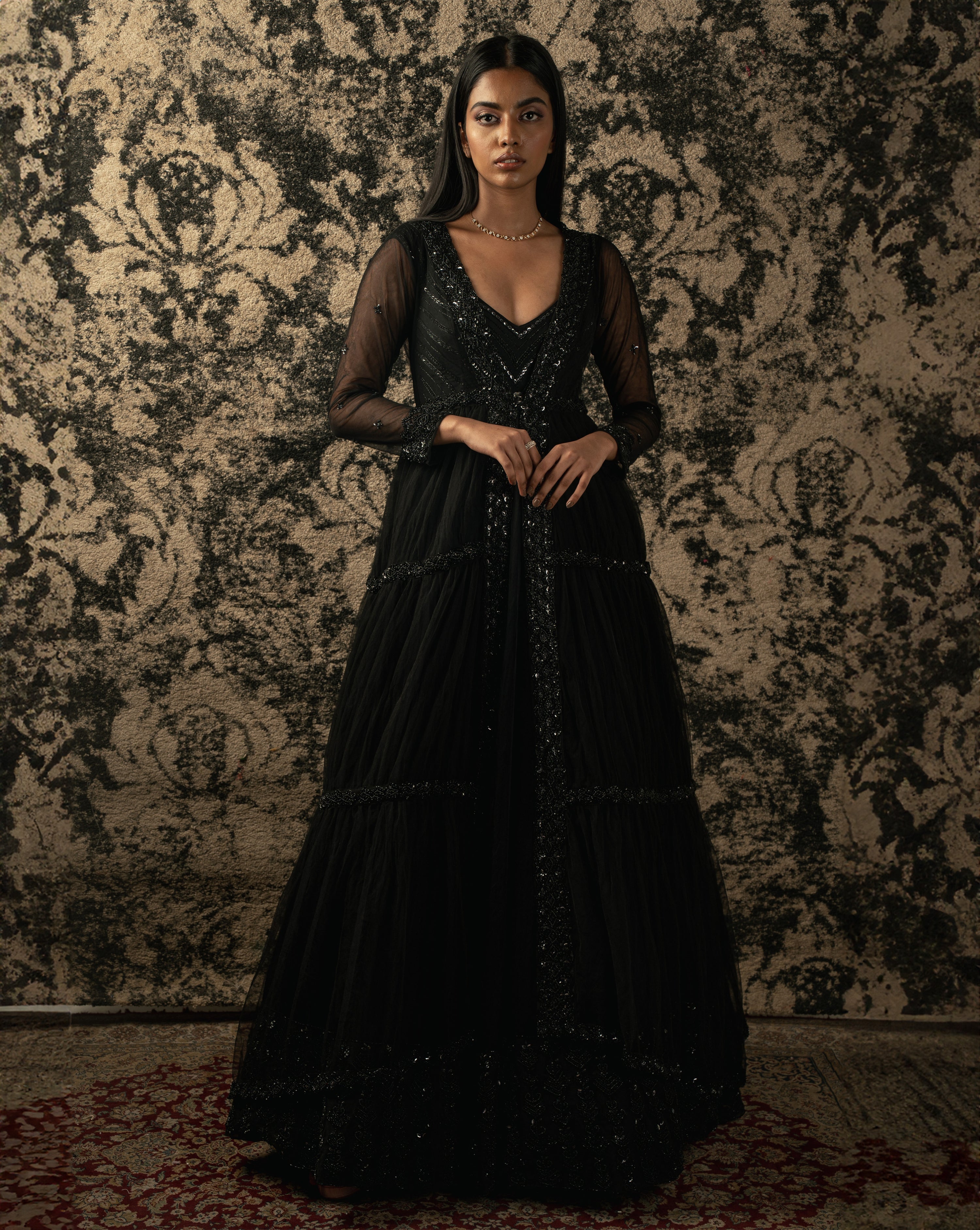 Anarkali And Shrug Panache by Sharmeen Anarkali And Shrug Panache by Sharmeen