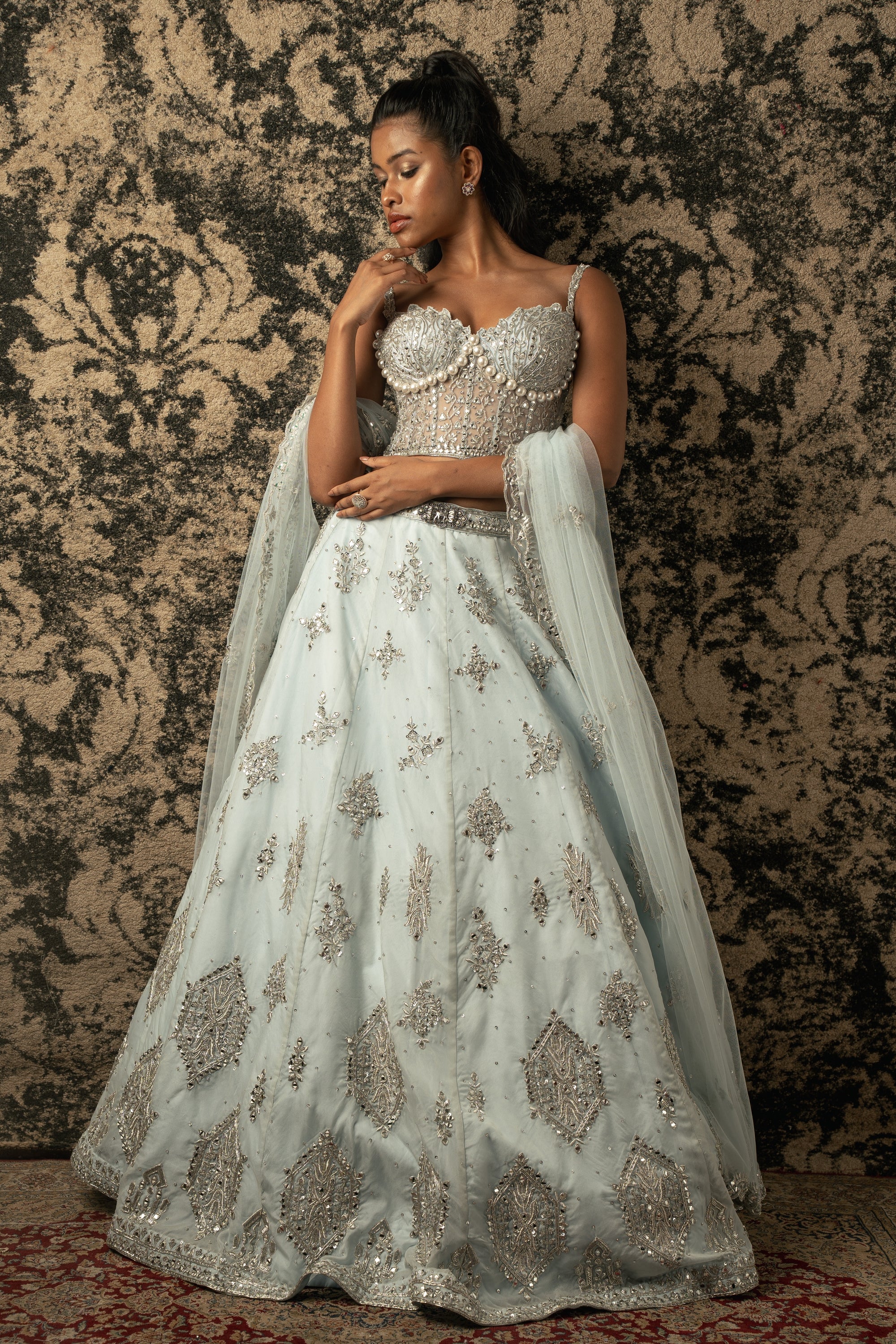 Lehenga With Blouse And Dupatta