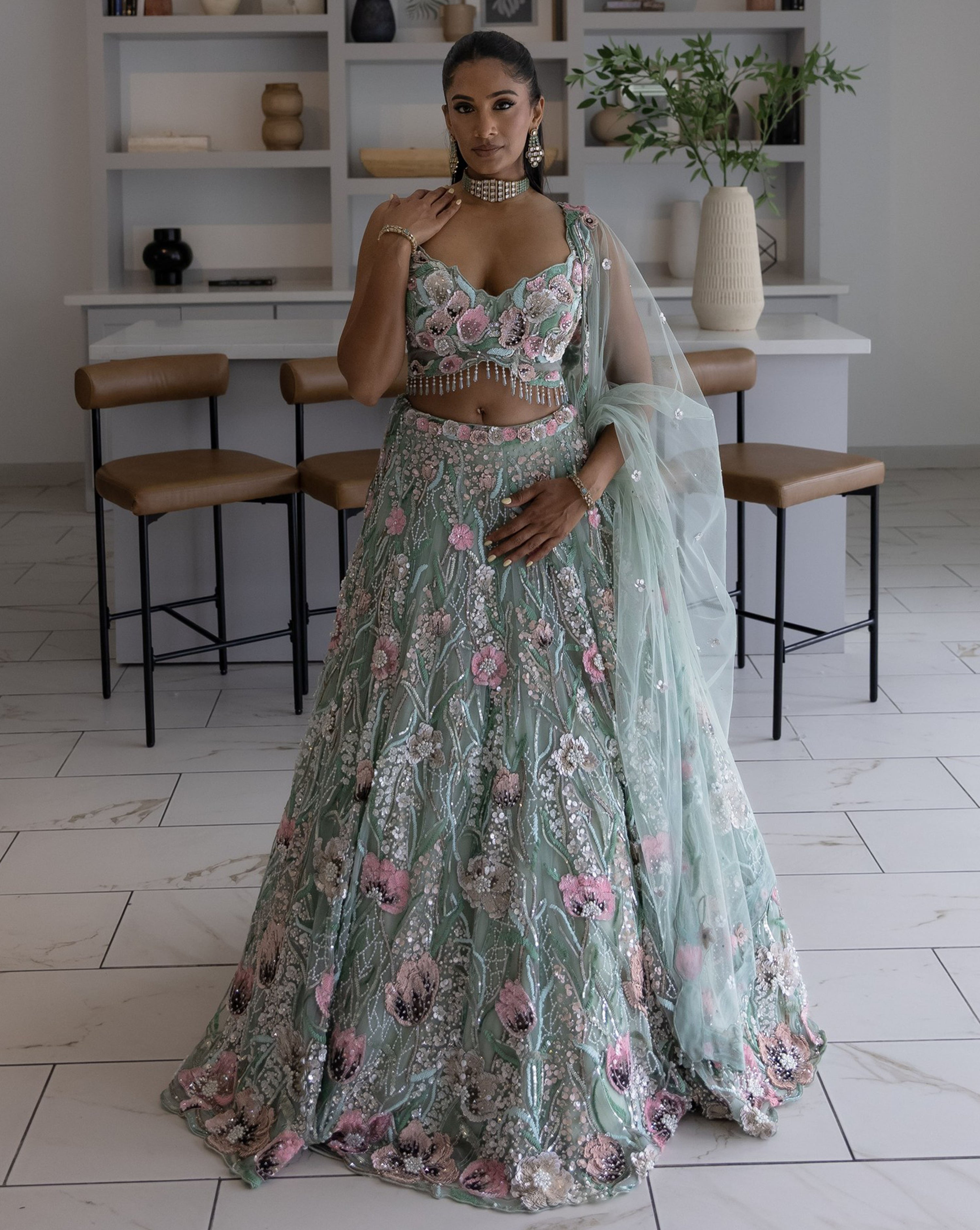 Dahlia Lehenga
