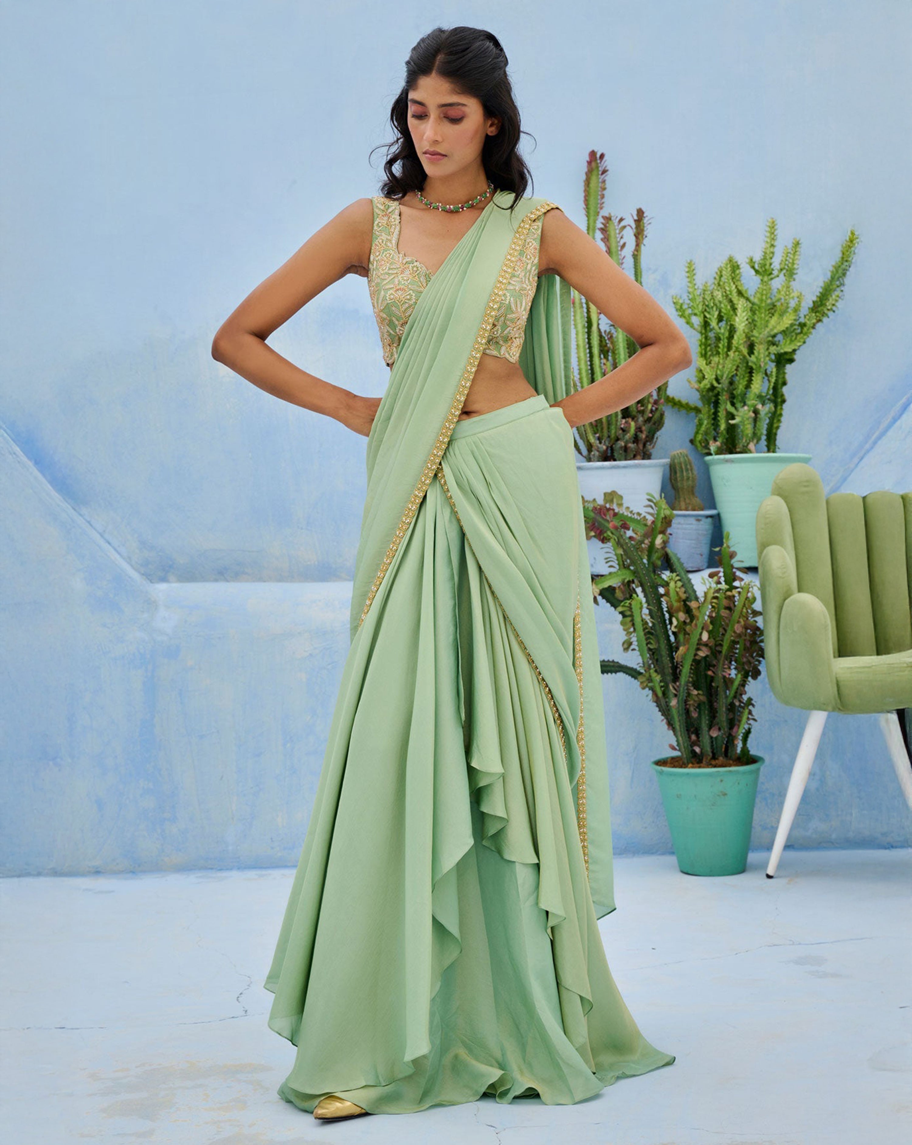 Haseen Pre-drape Saree