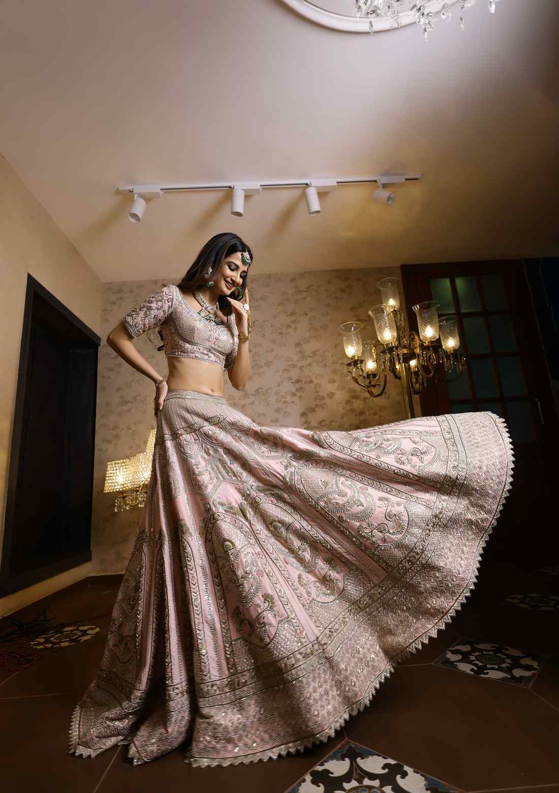 Emma Pink Bridal Lehenga Emma Pink Bridal Lehenga