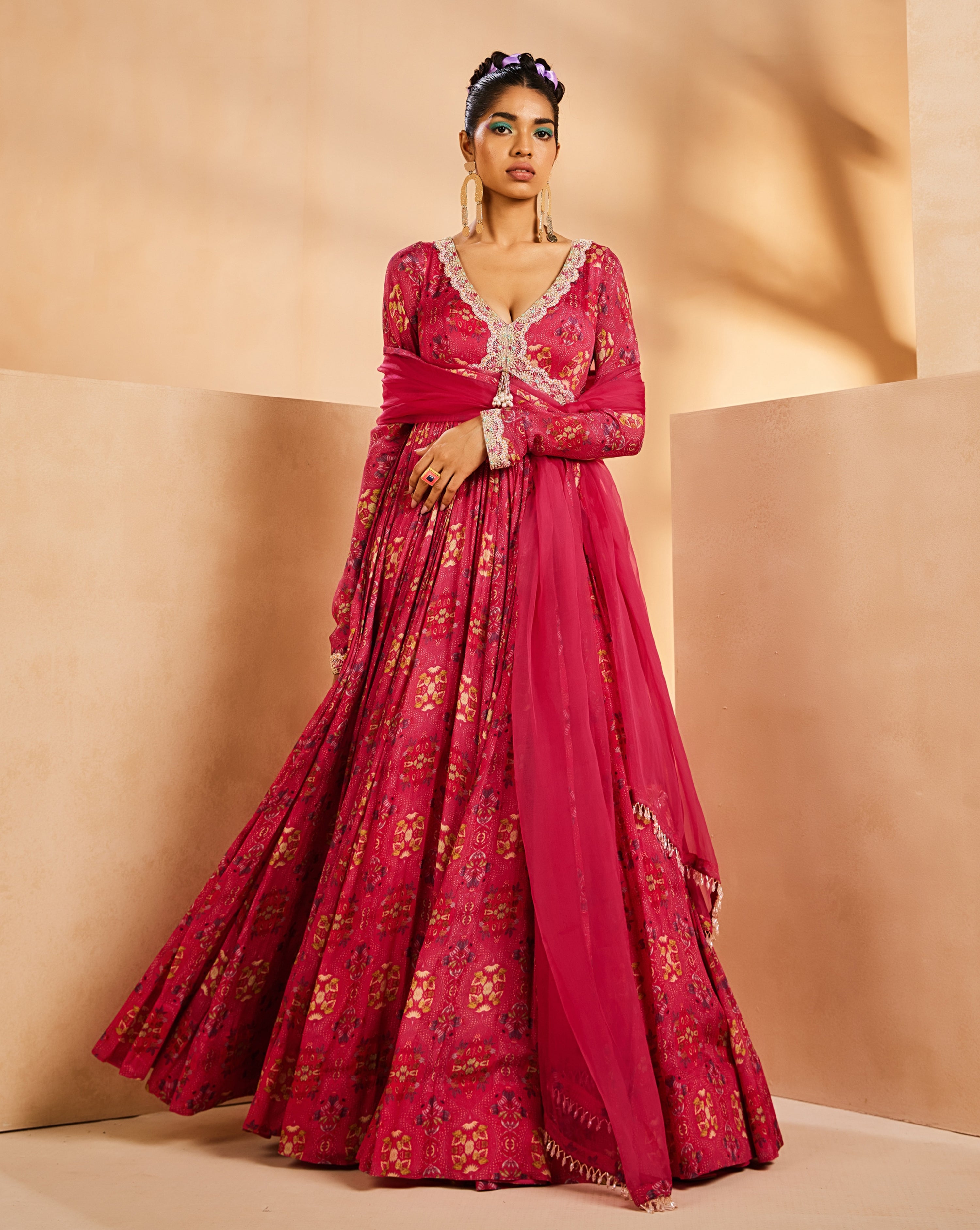 Pink Anarkali Pink Anarkali