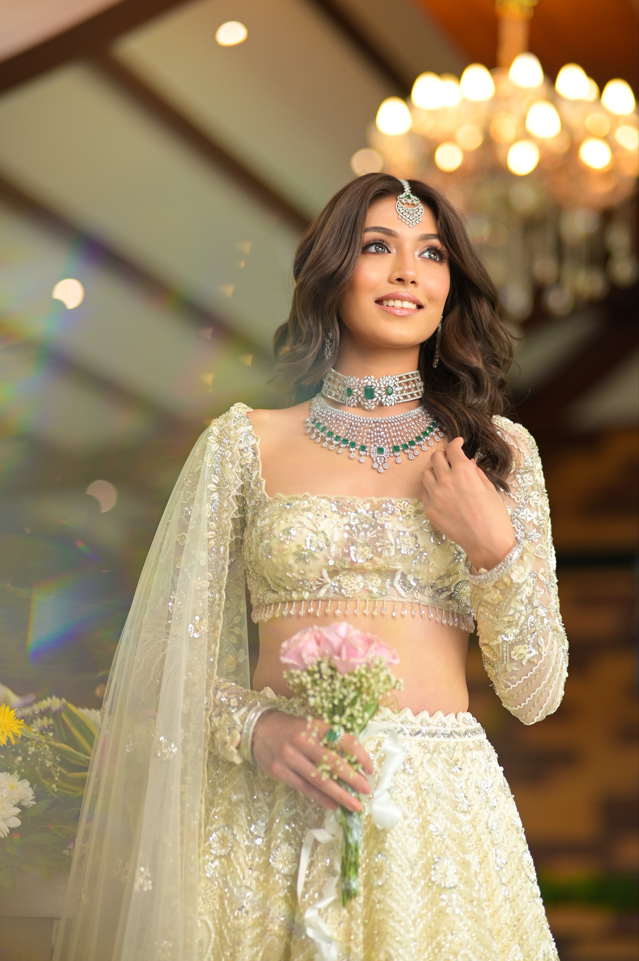 Ivory Lehenga