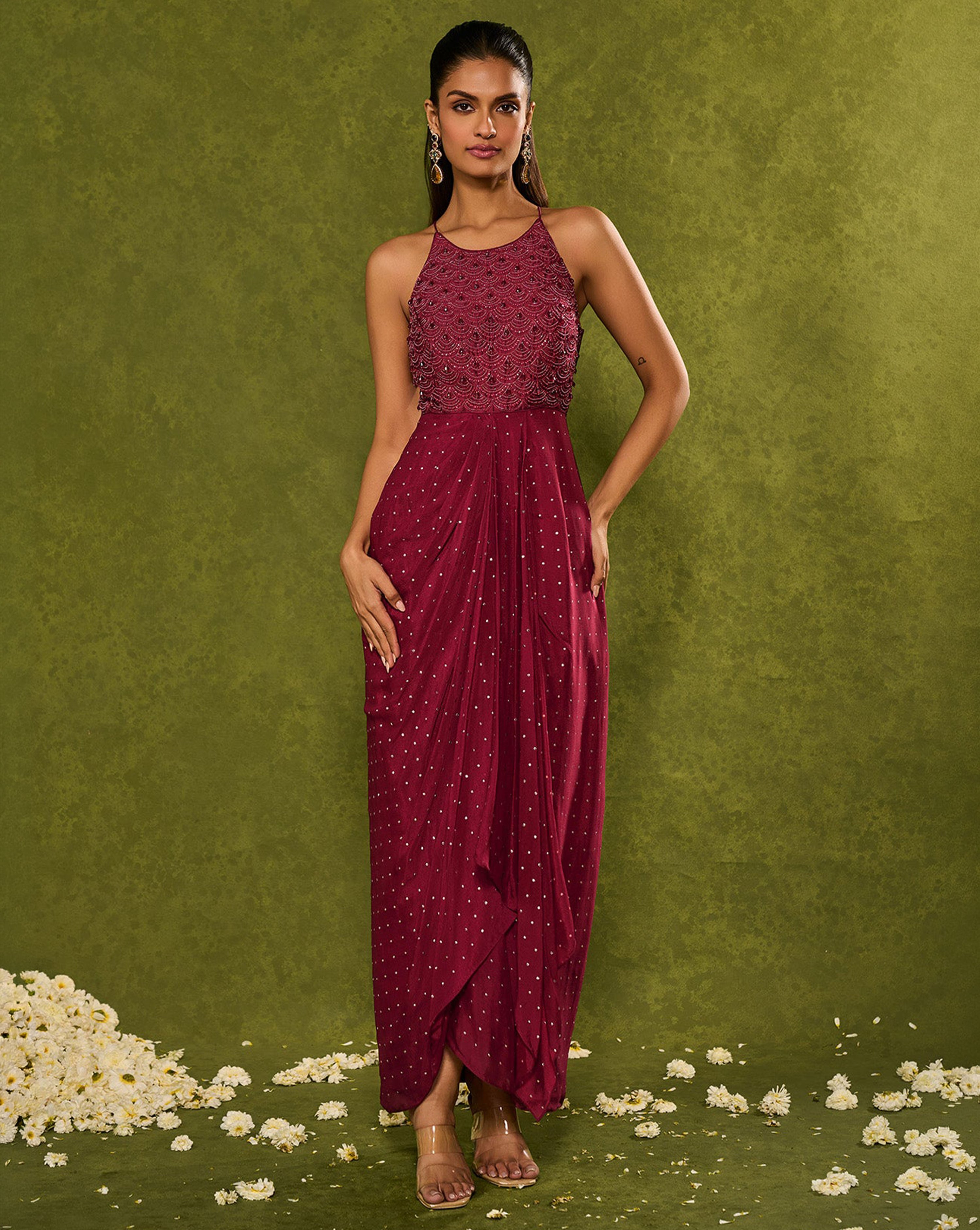 Jasmine Cowl Dress