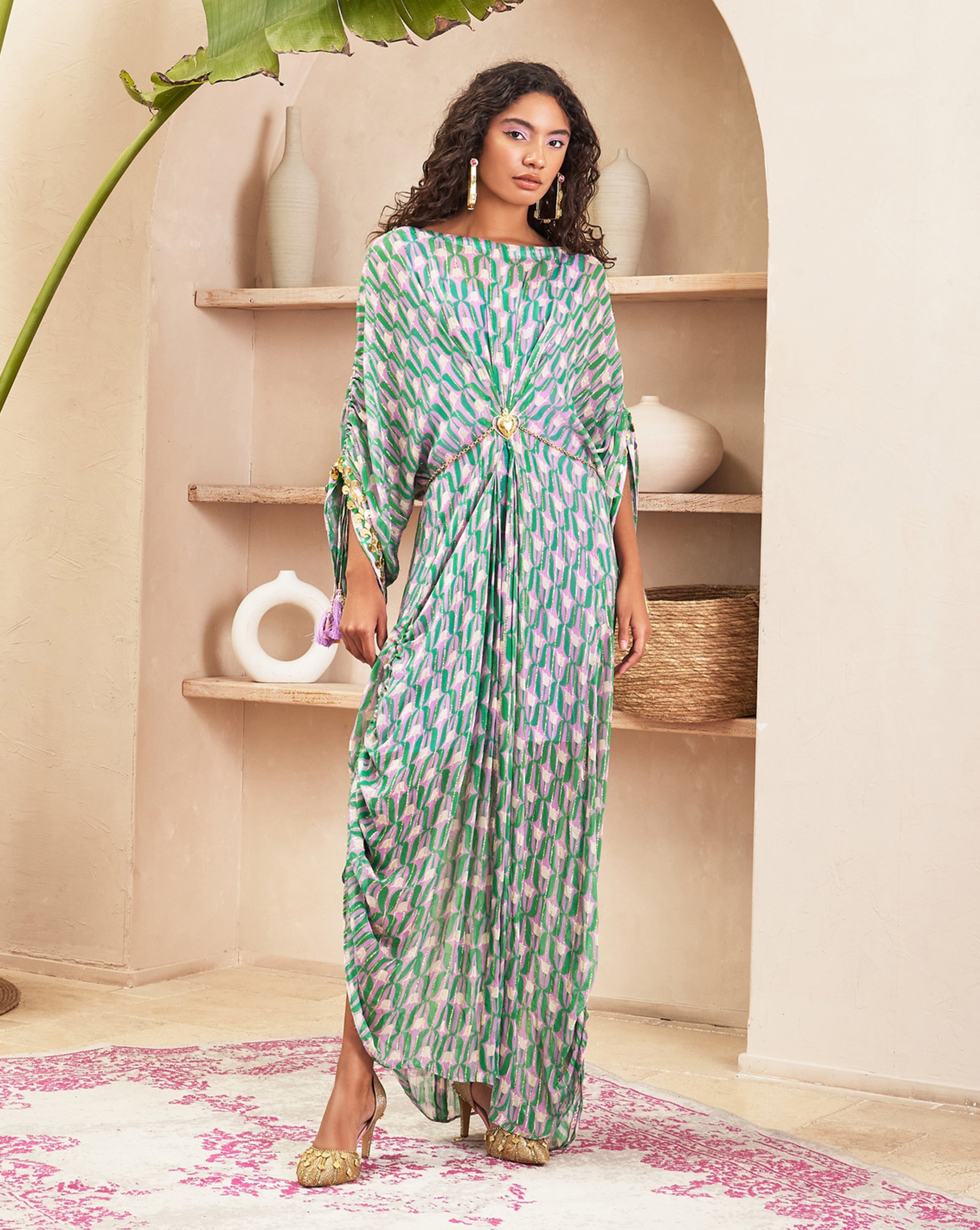 Jane Lilac Kaftan