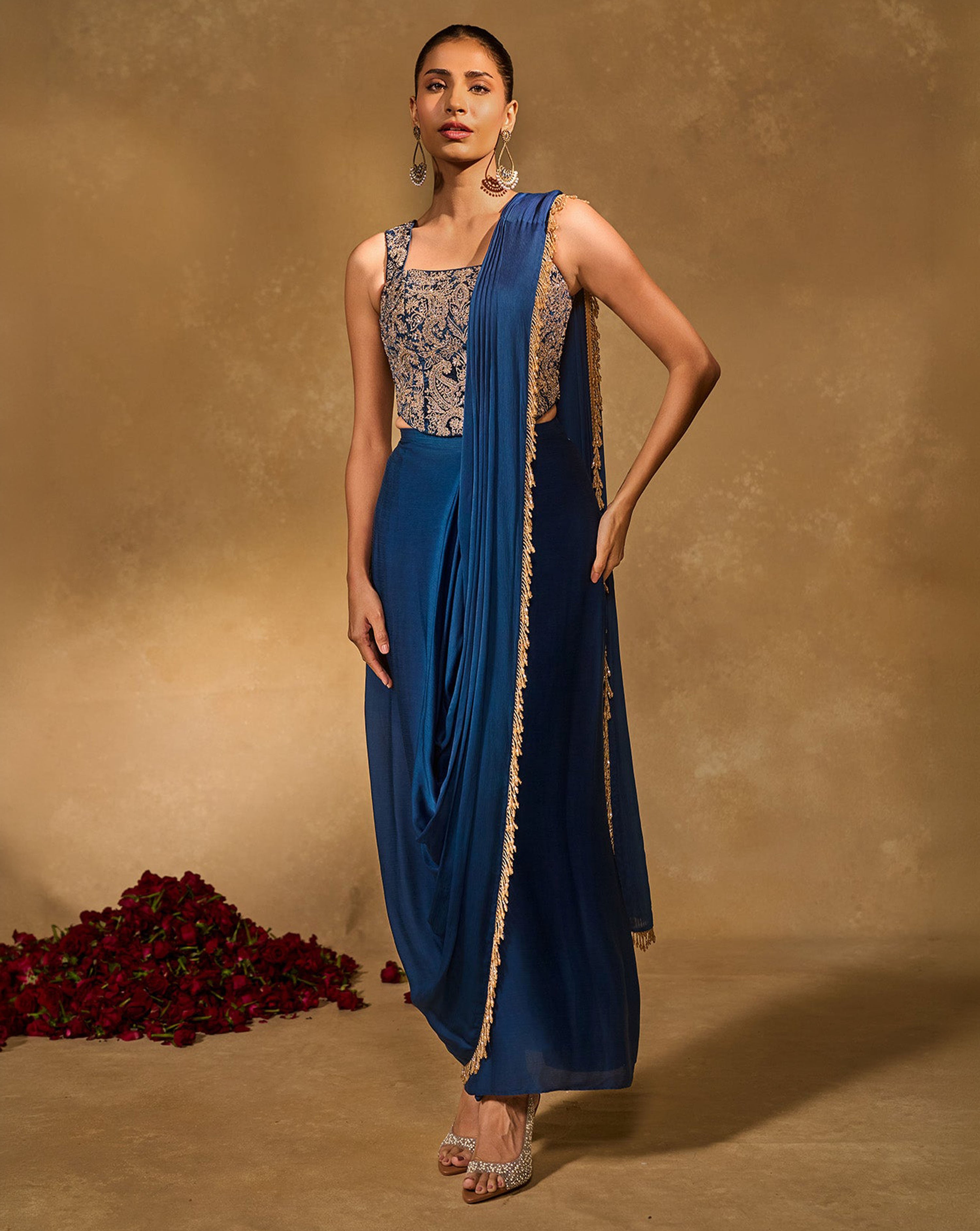 Lekha Slit Saree