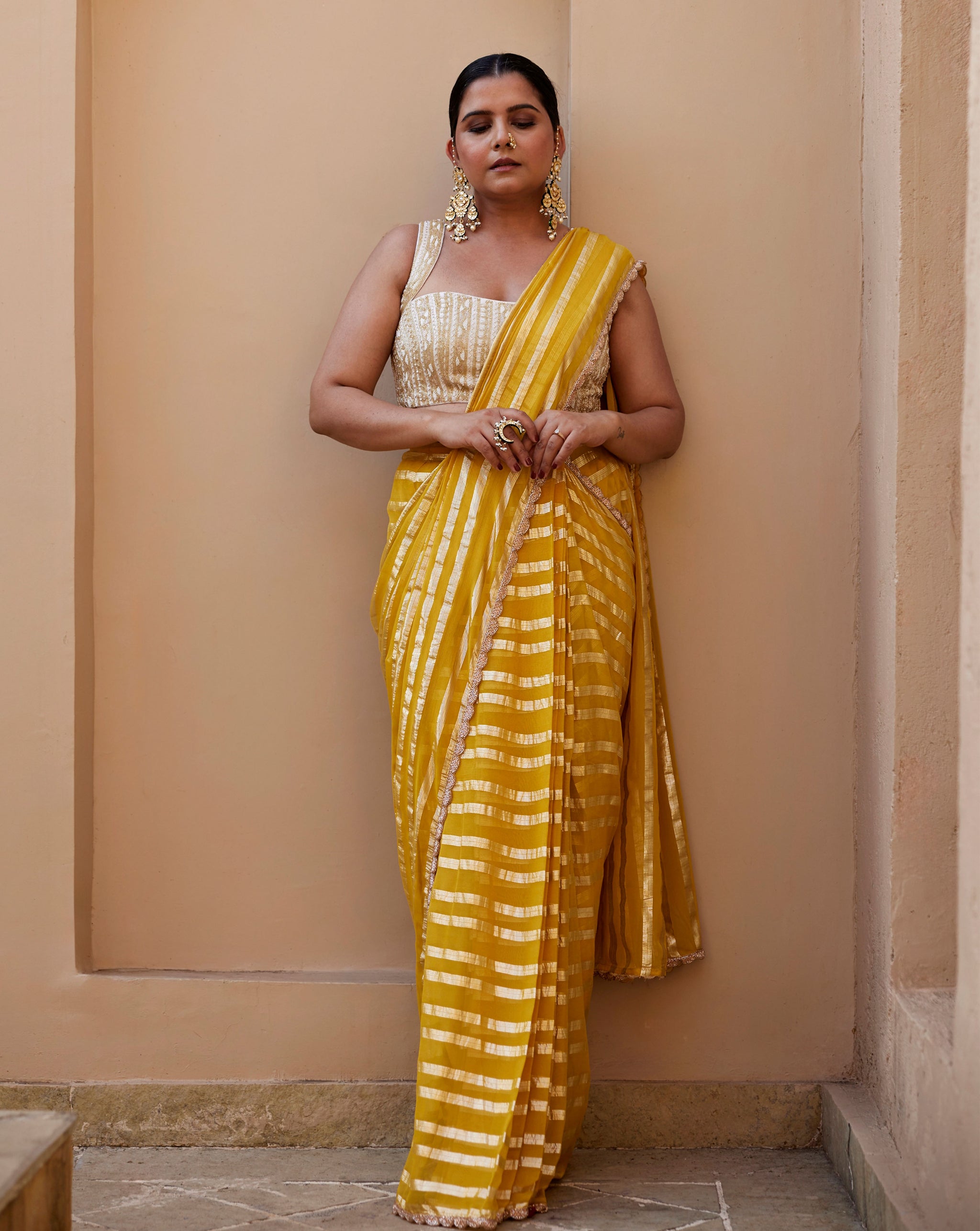 Chamee & Palak  TORI Pre-Stitched Saree – LIVEtheCOLLECTIVE