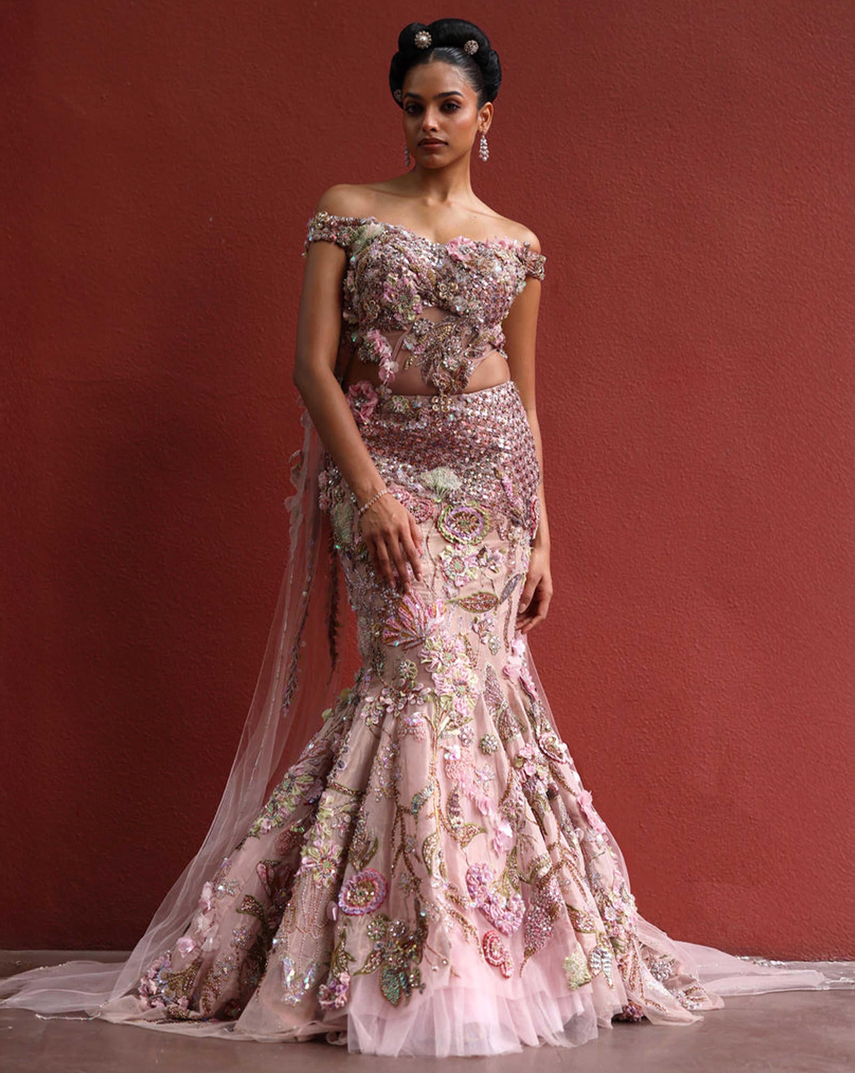 Lila Lehenga