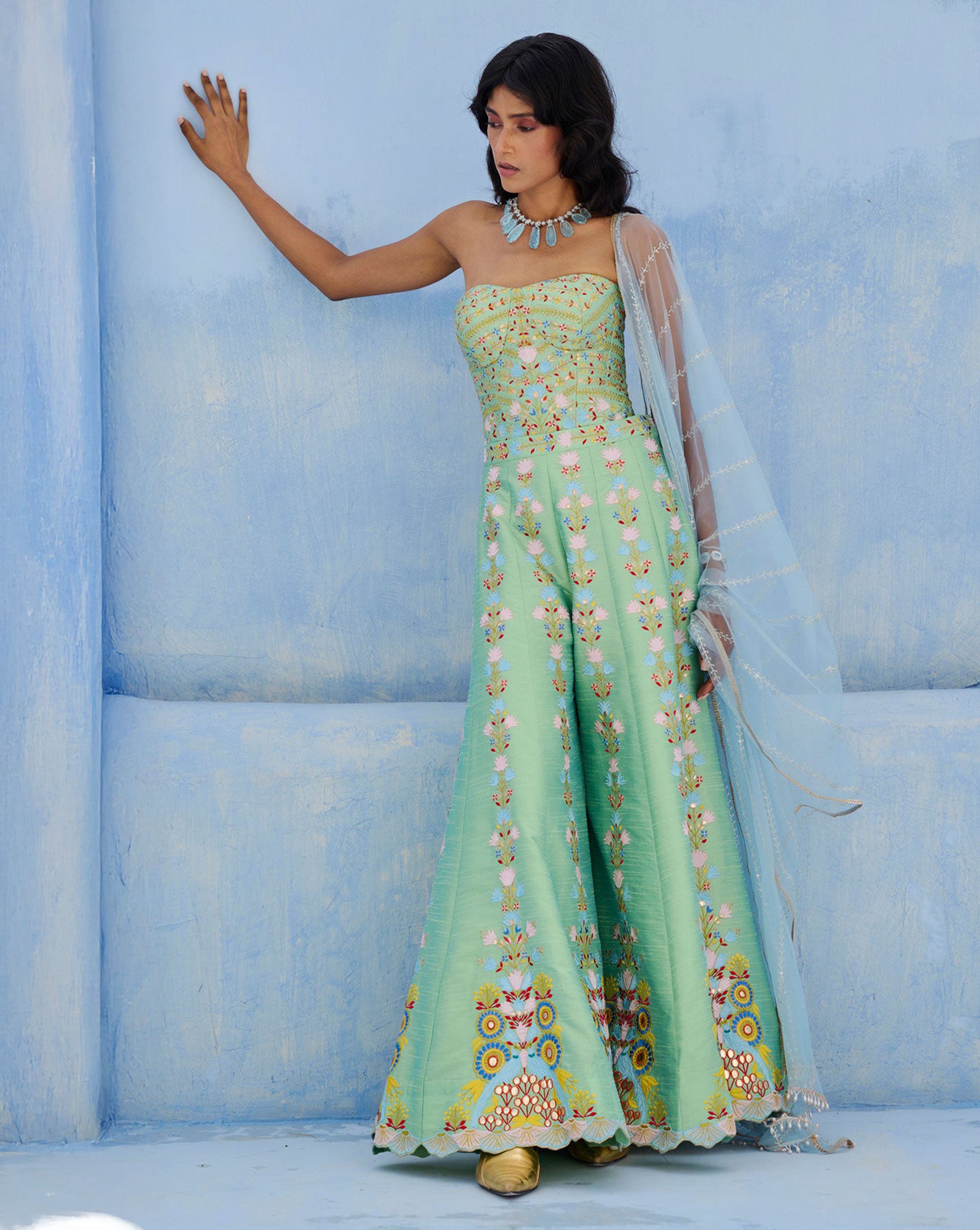 Meher Flared Pants In Amyra Dastur