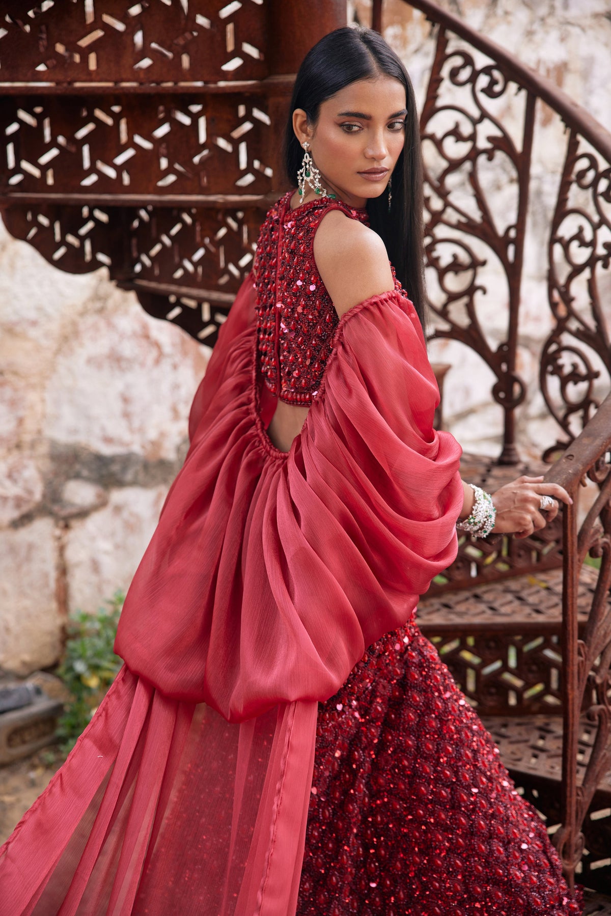 Blaze Mermaid Lehenga Set