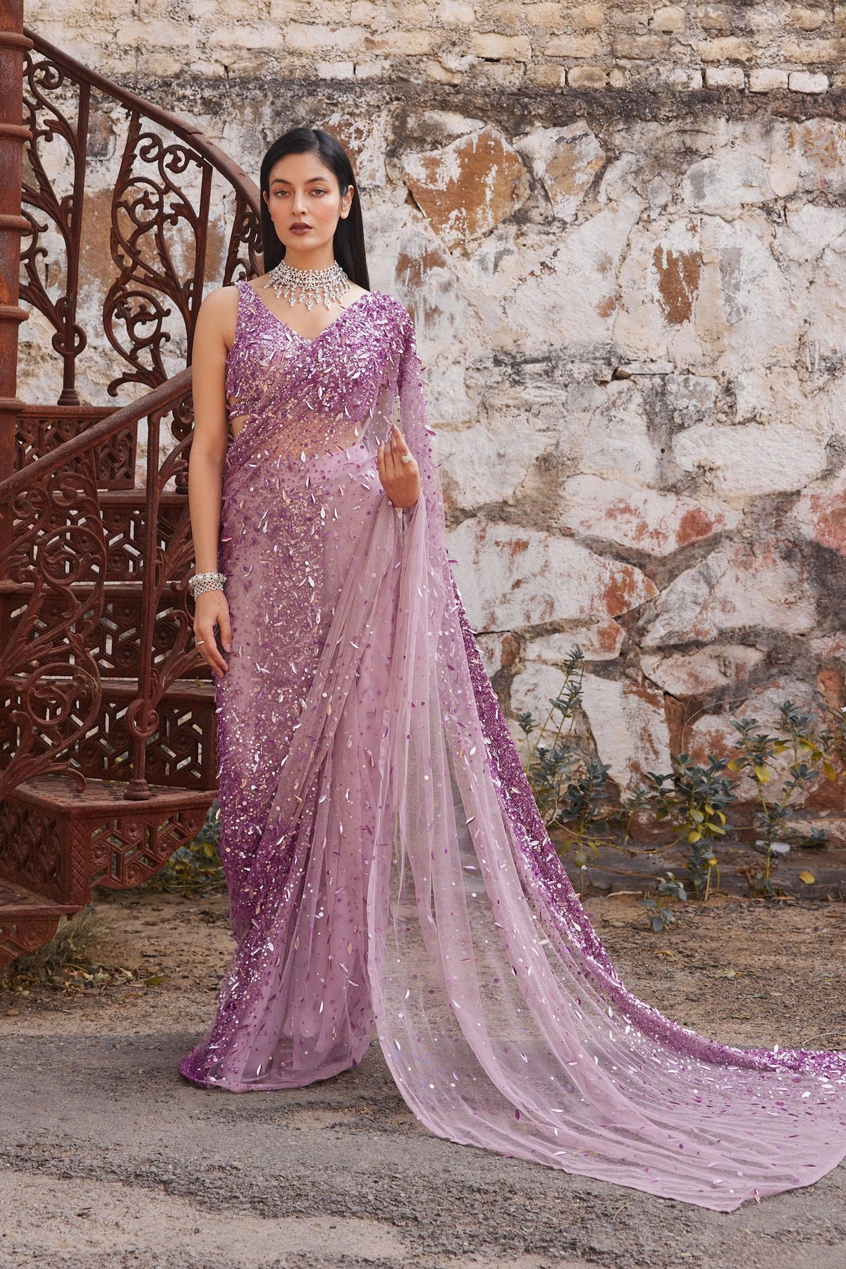 Orchid Saree