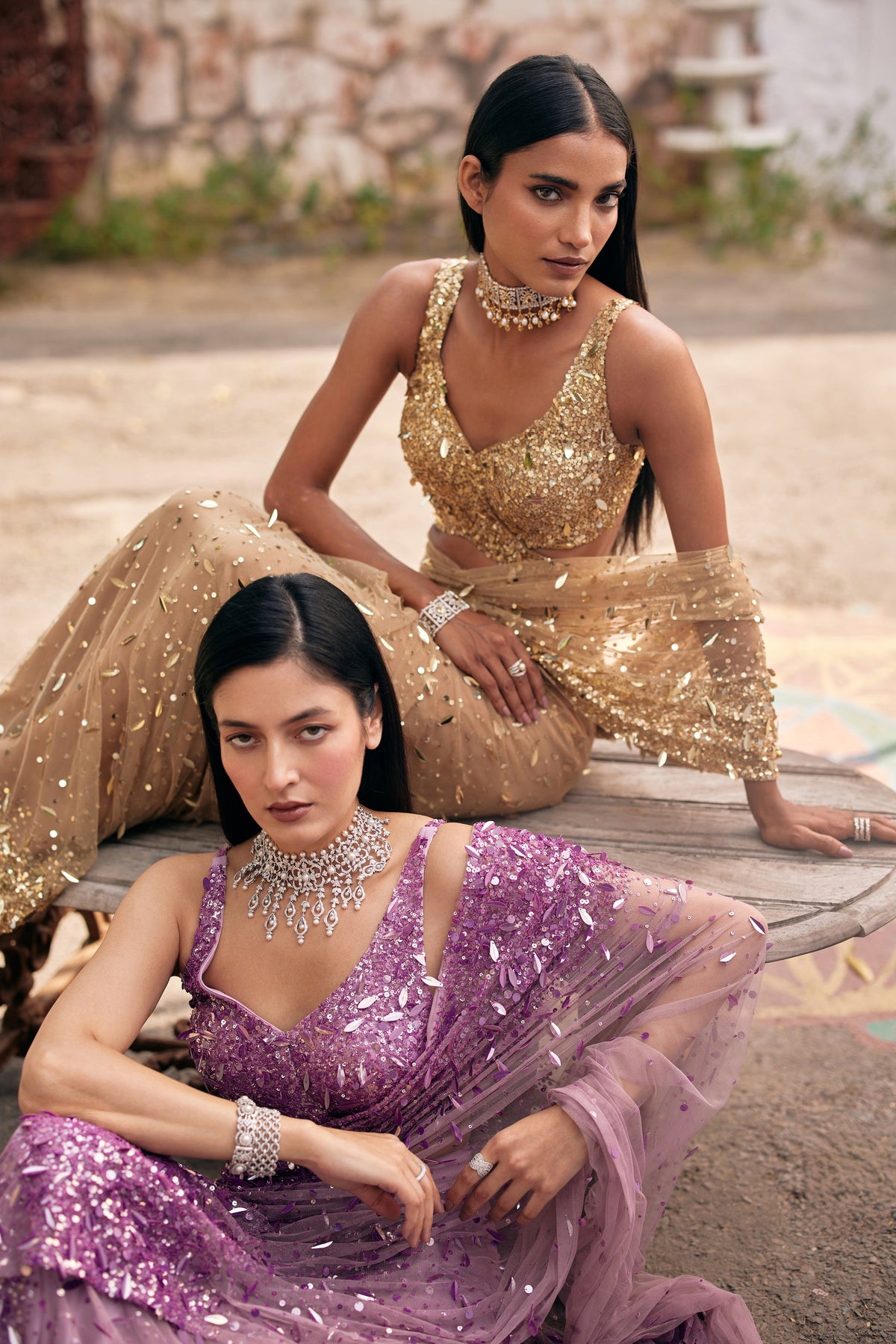 Citrine Saree