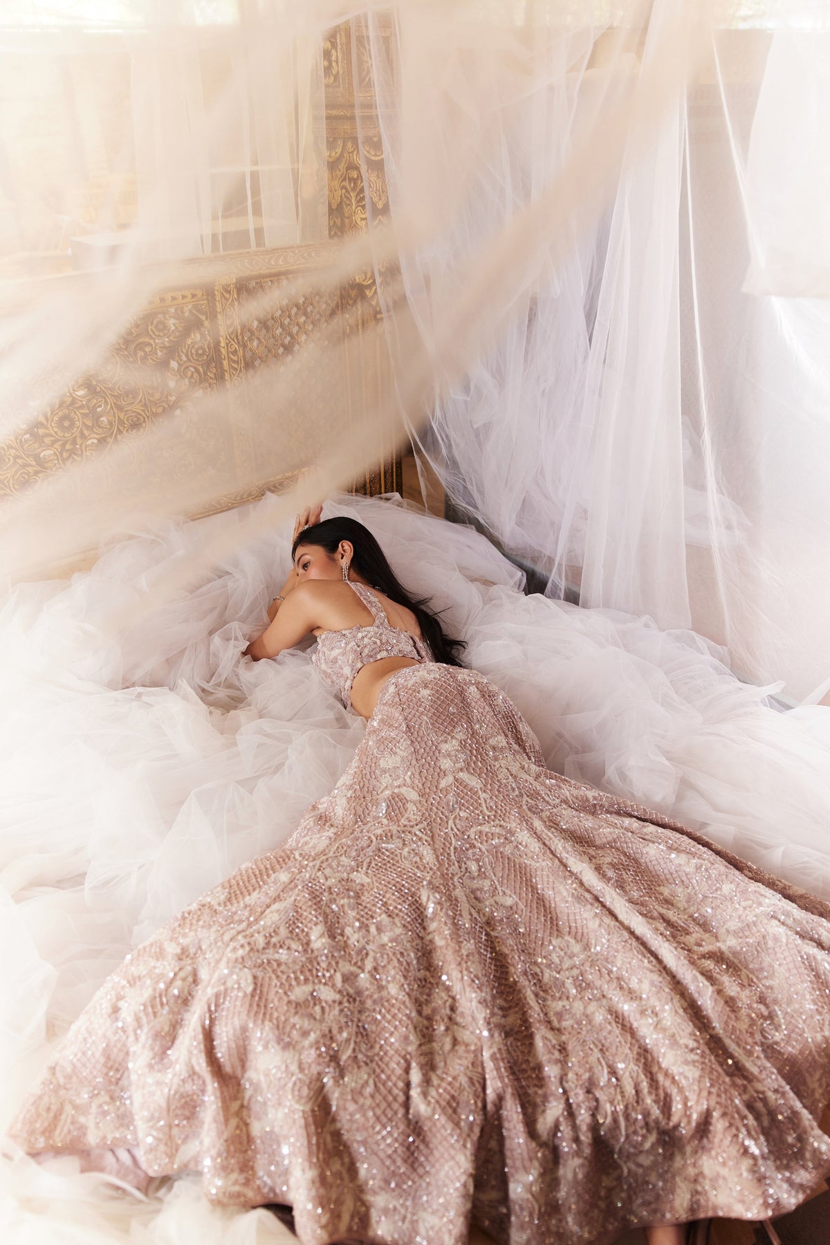 Iris Mermaid Lehenga