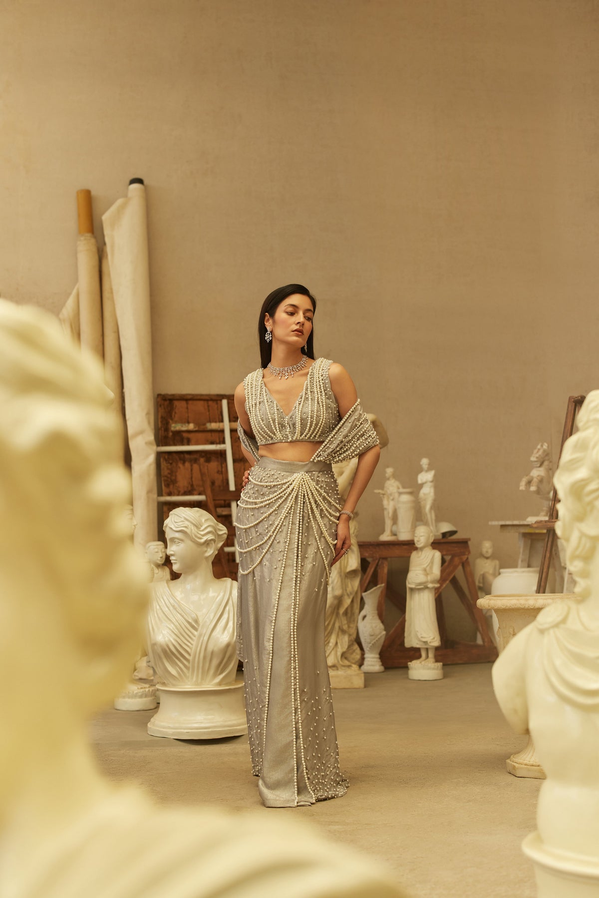Luna Pearl Saree