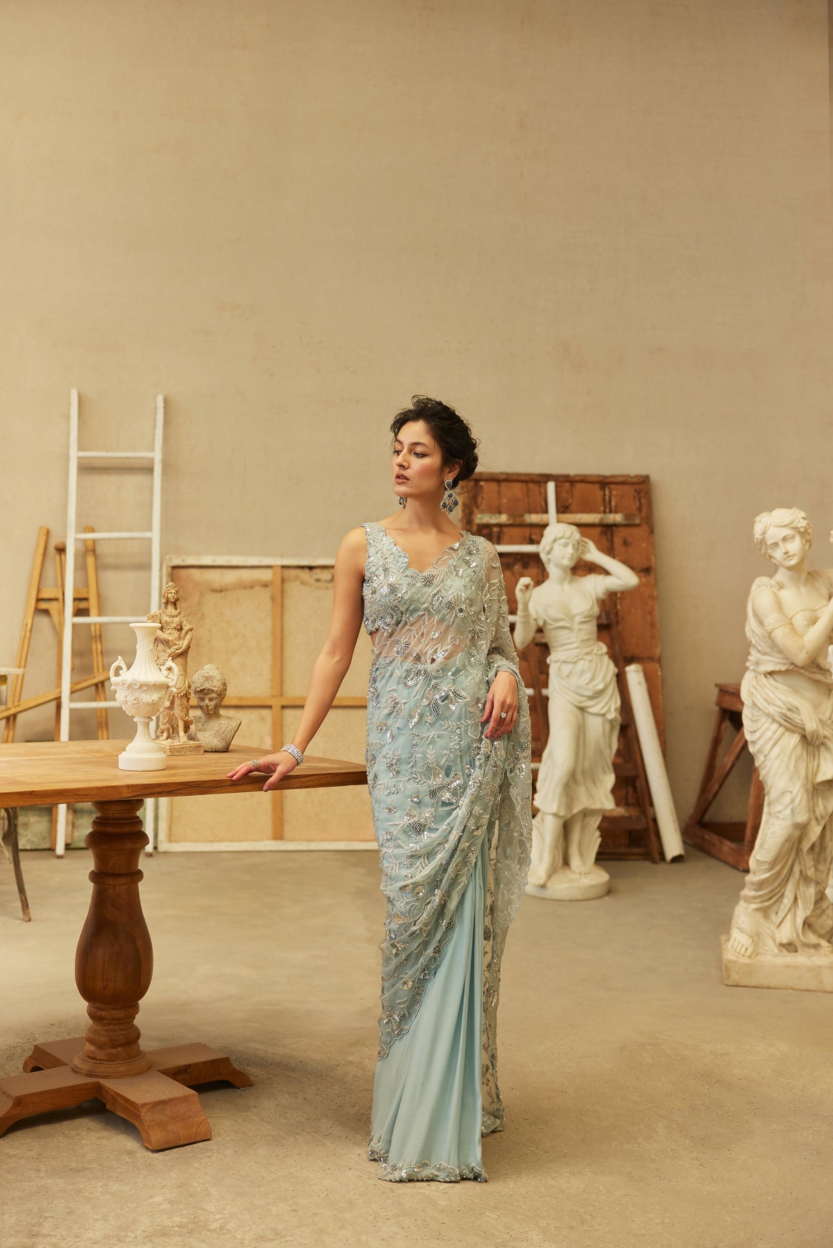 Starlit Sky Saree
