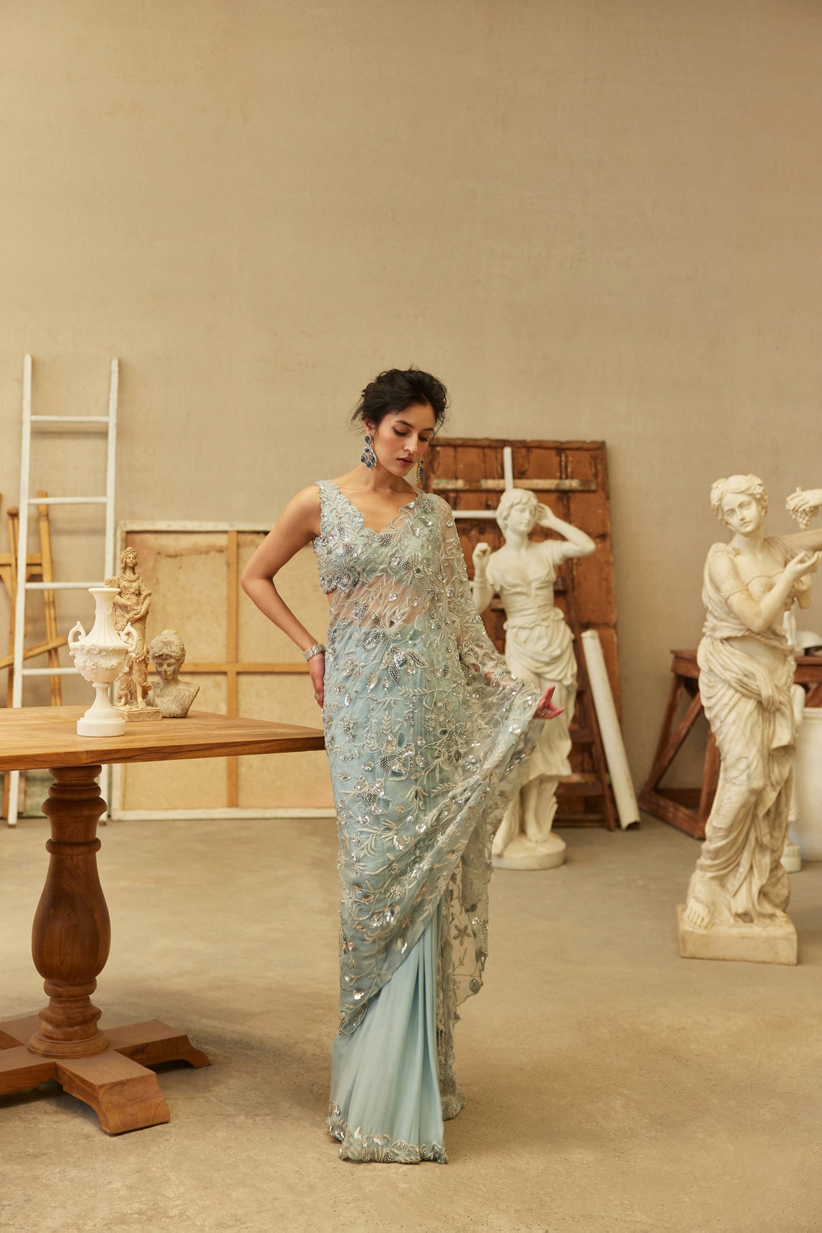 Starlit Sky Saree