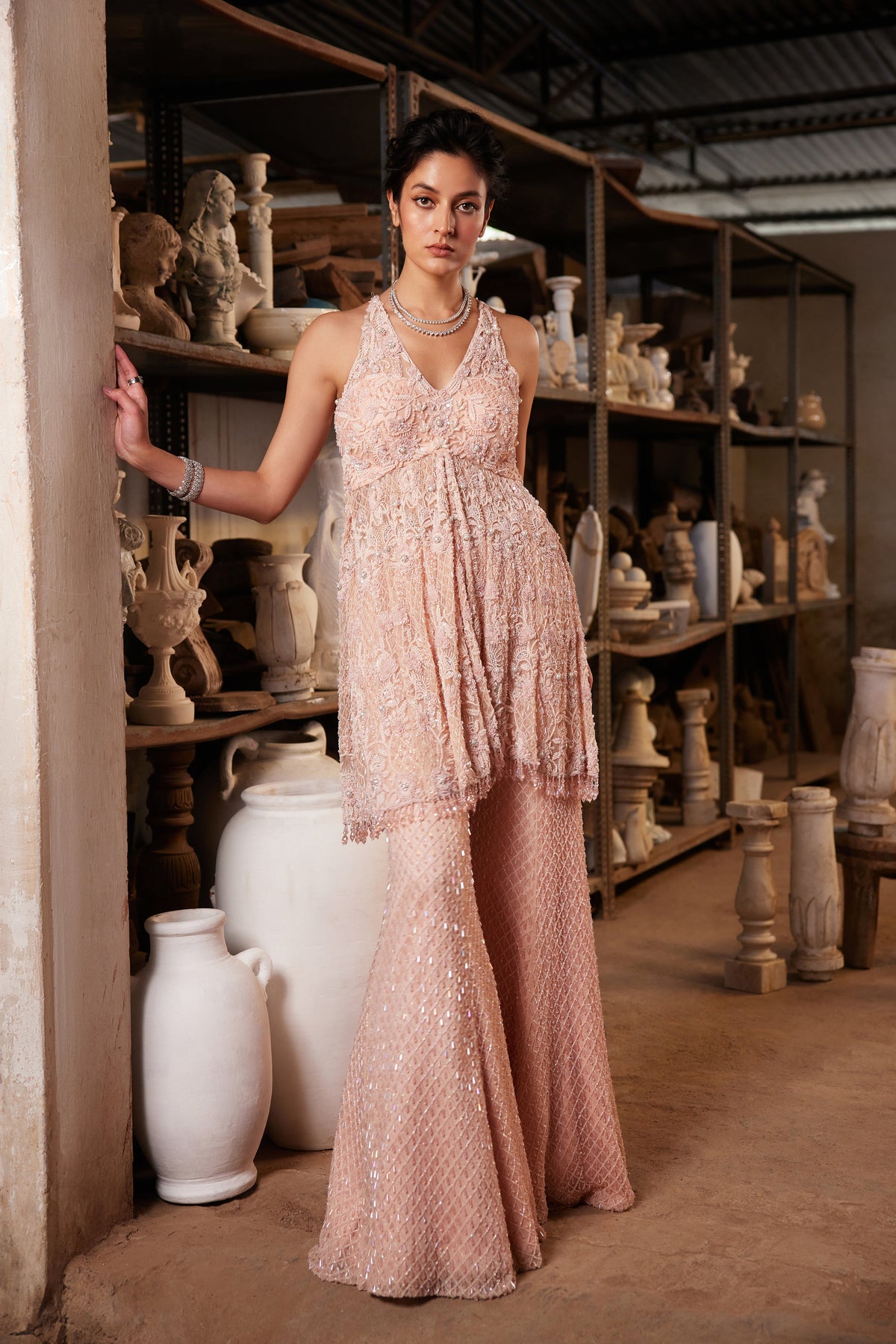 Angel Pink Sharara