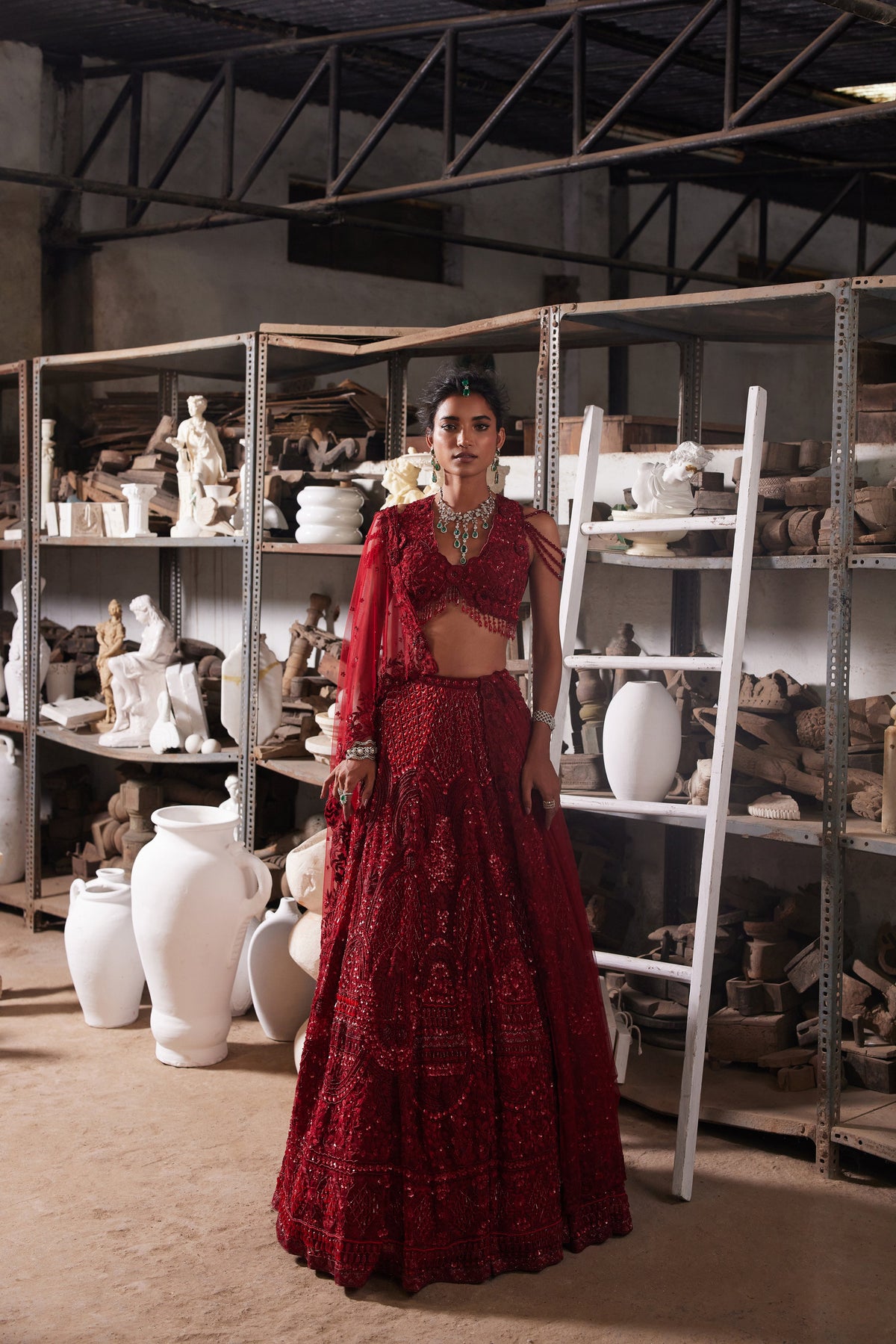 Regal Red Lehenga