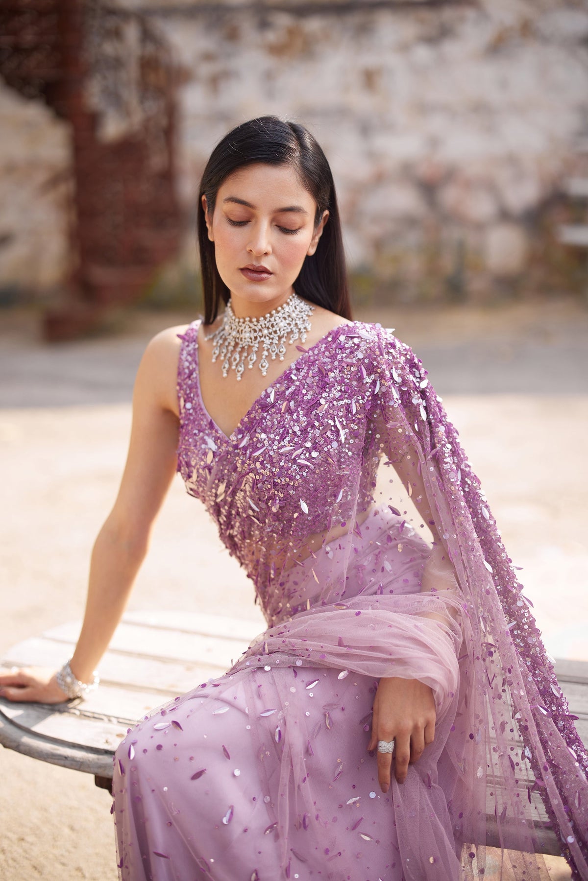 Orchid Saree