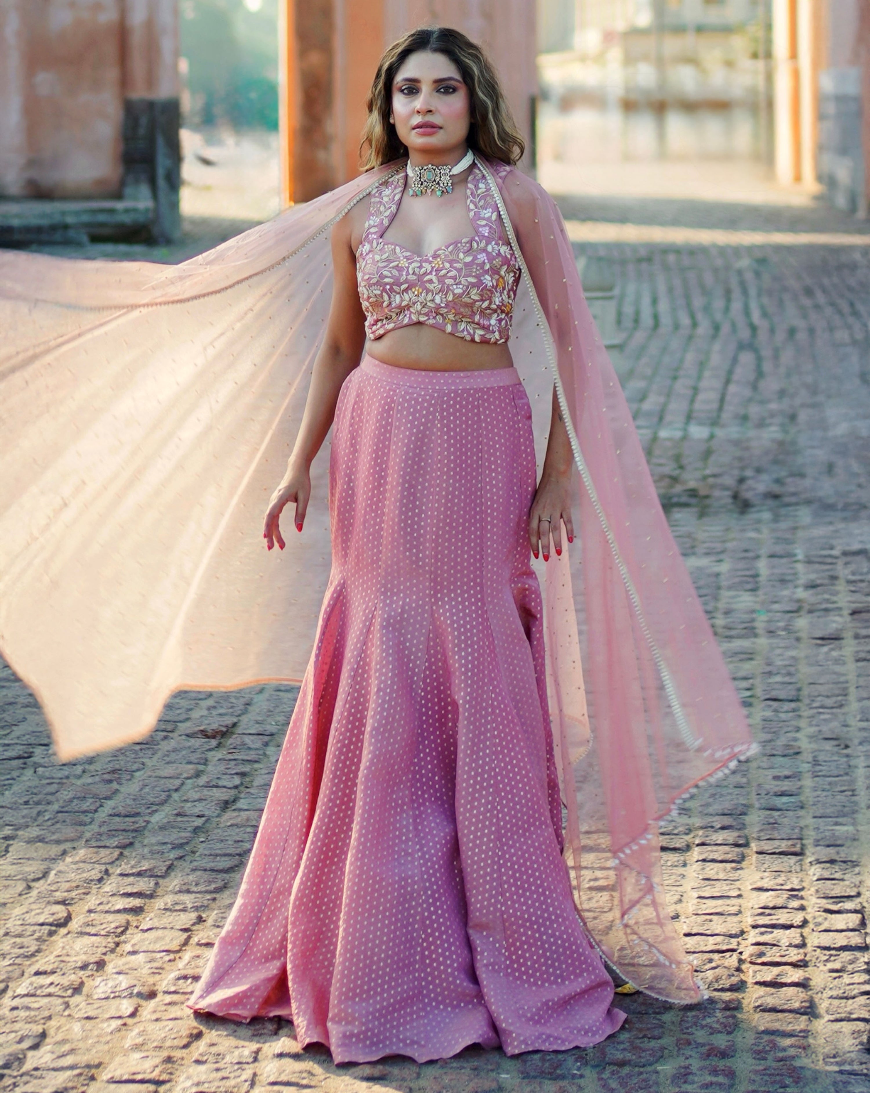 Mina skirt in pink