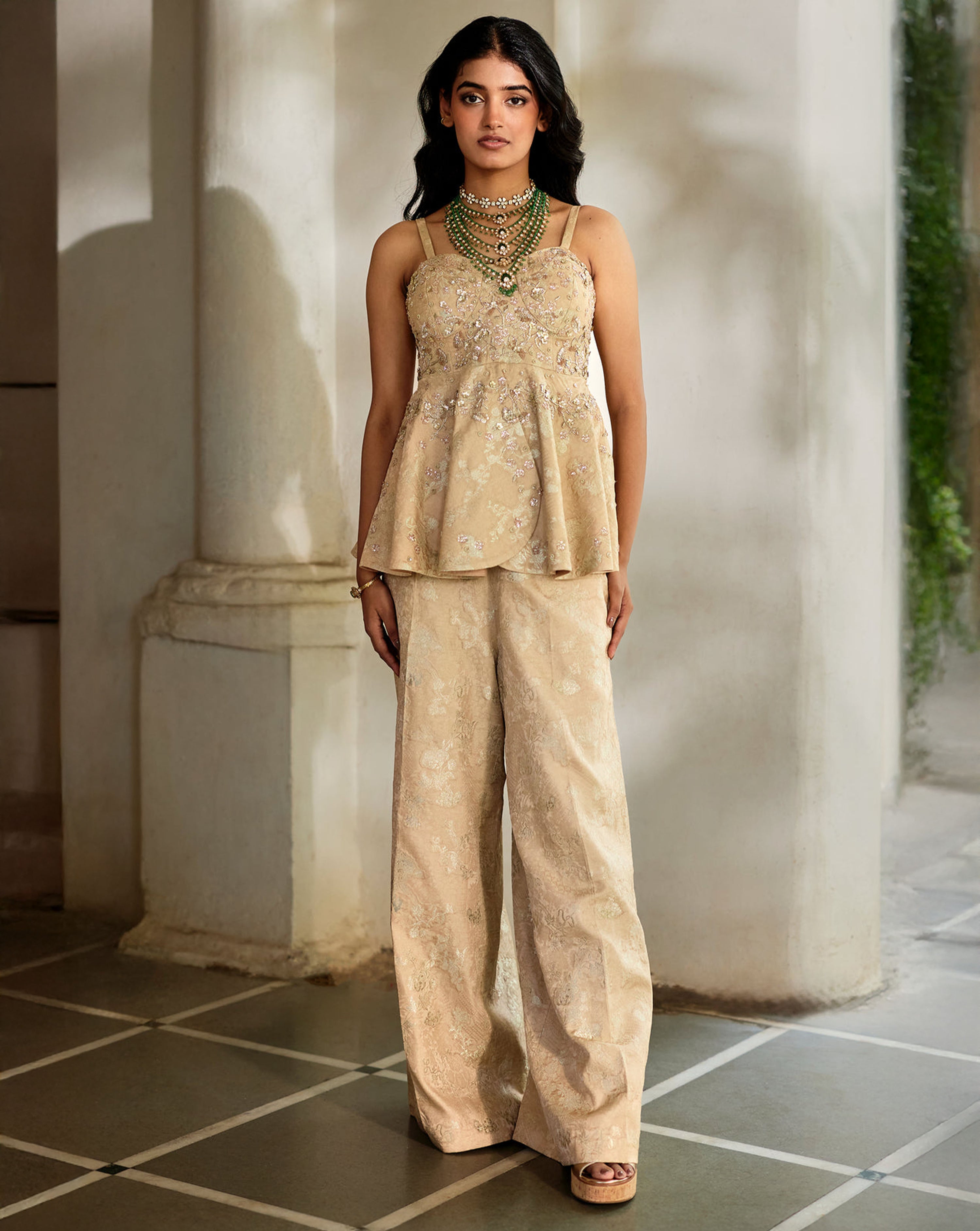 Nara Peplum Set
