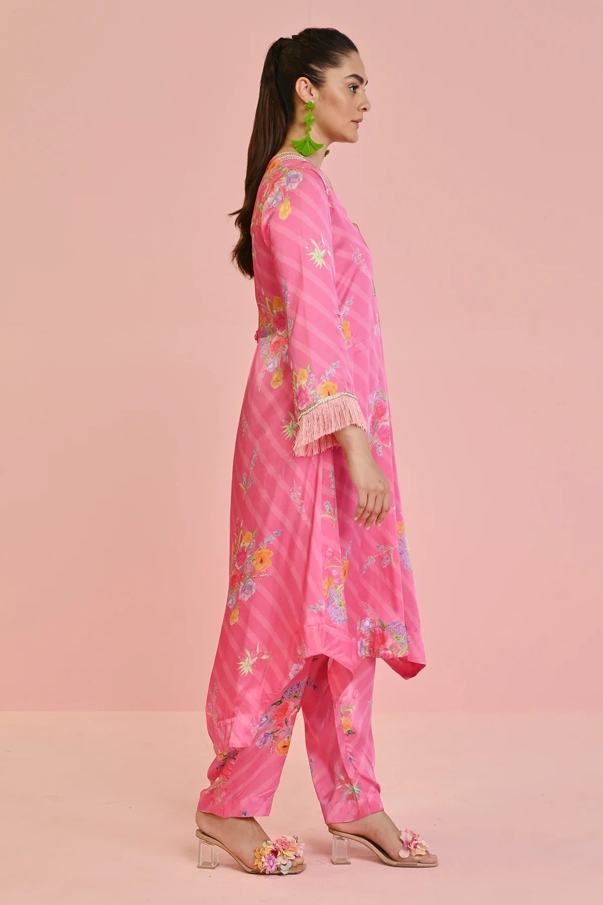 Rosetta Satin Kurta Set